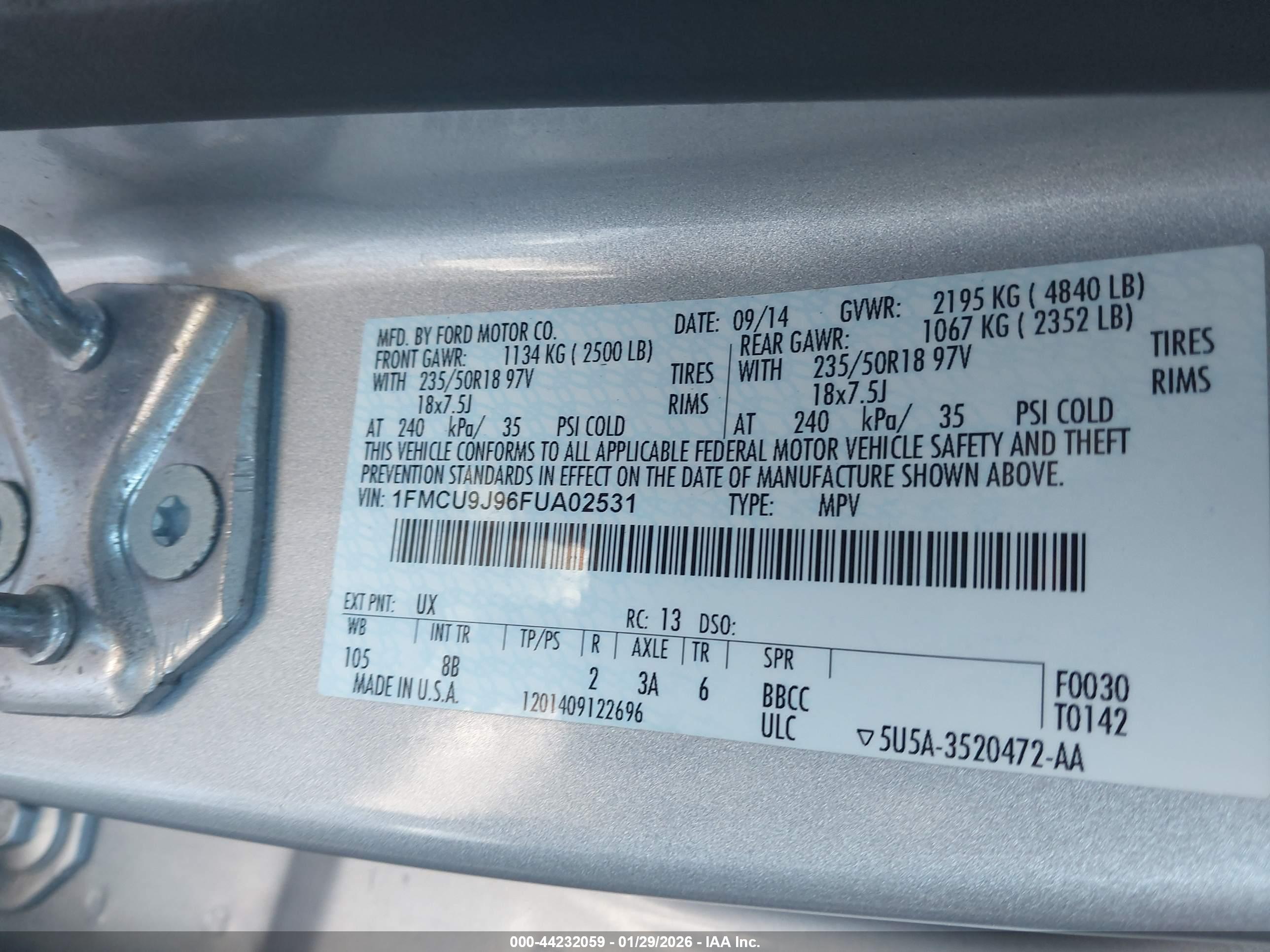 FORD ESCAPE image 9