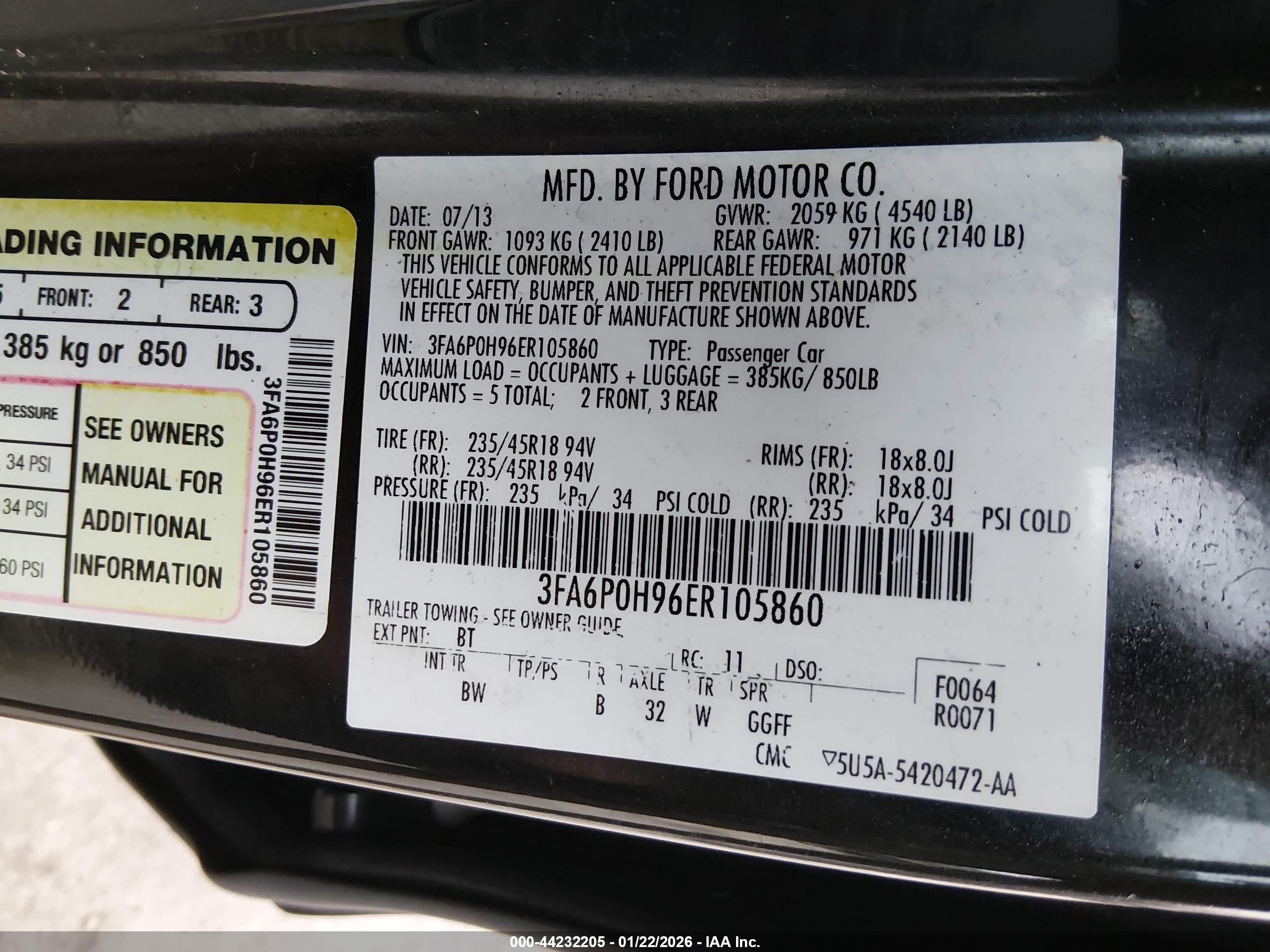 FORD FUSION image 9