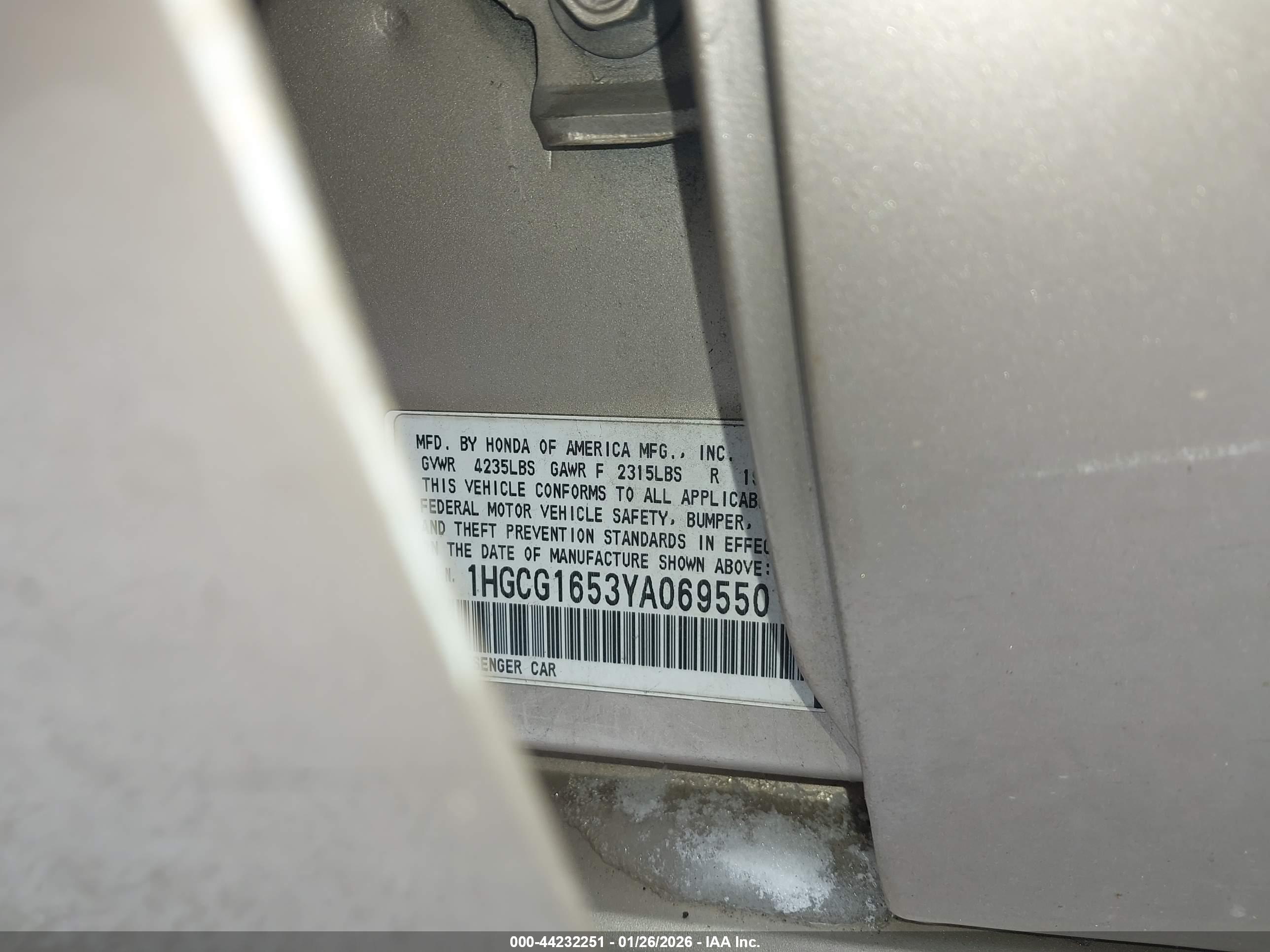 HONDA ACCORD image 9