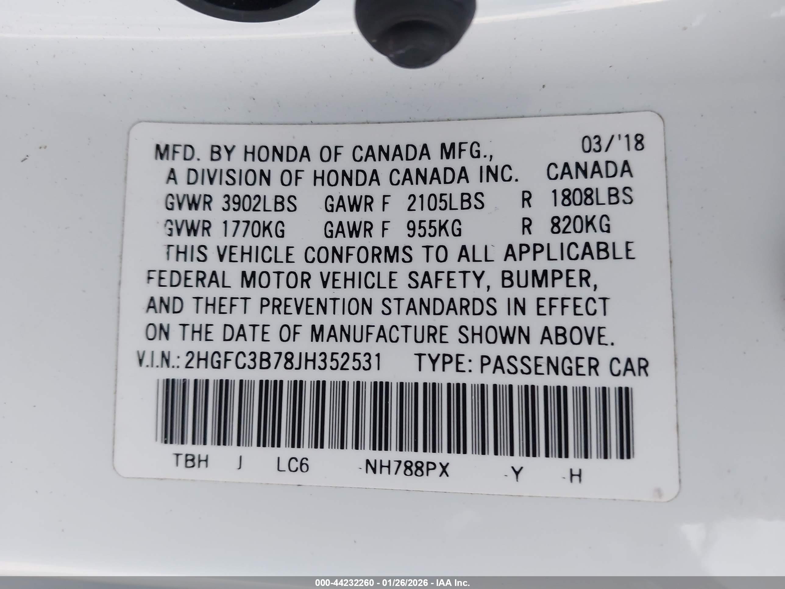 HONDA CIVIC image 9