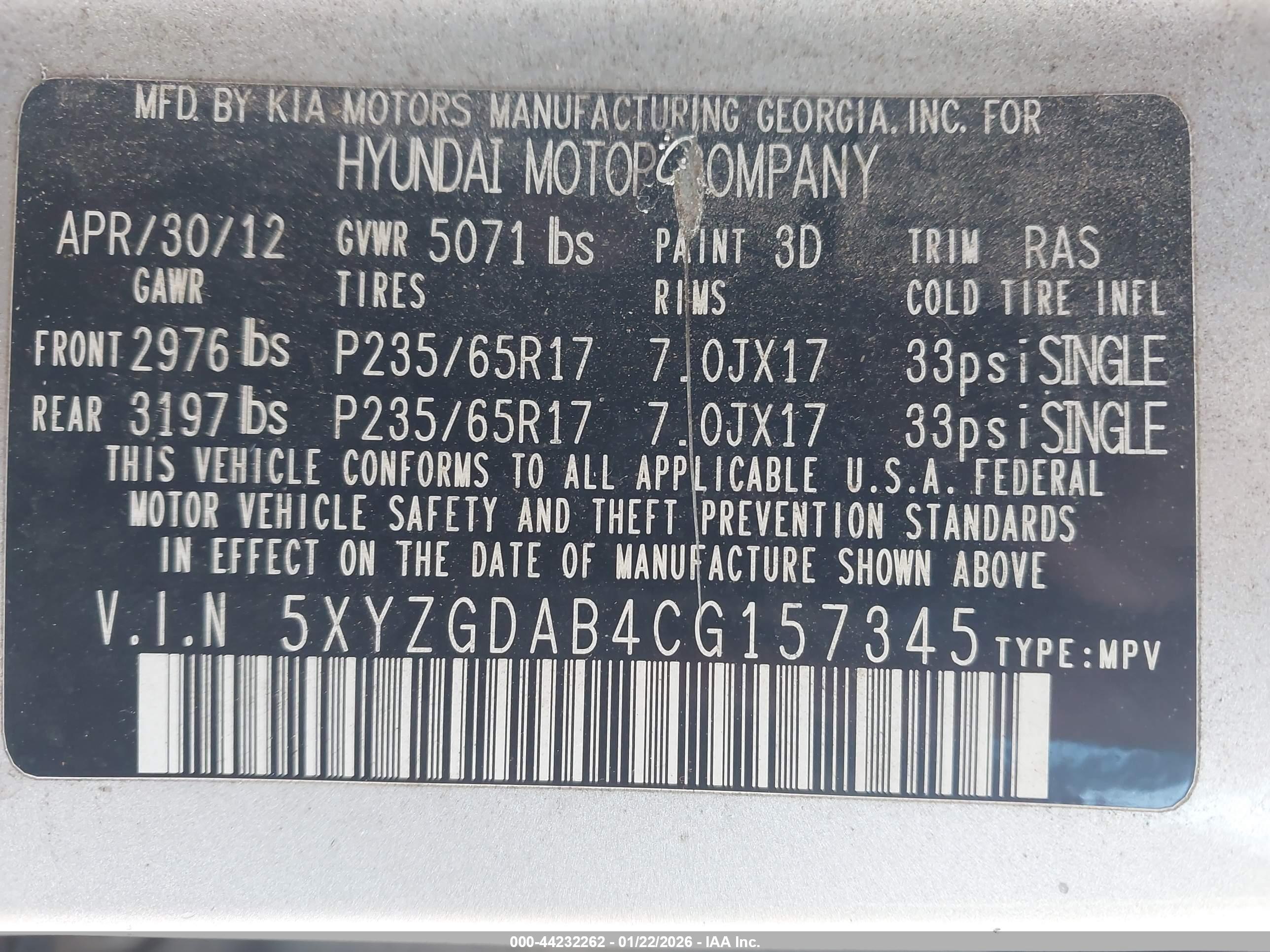 HYUNDAI SANTA image 9