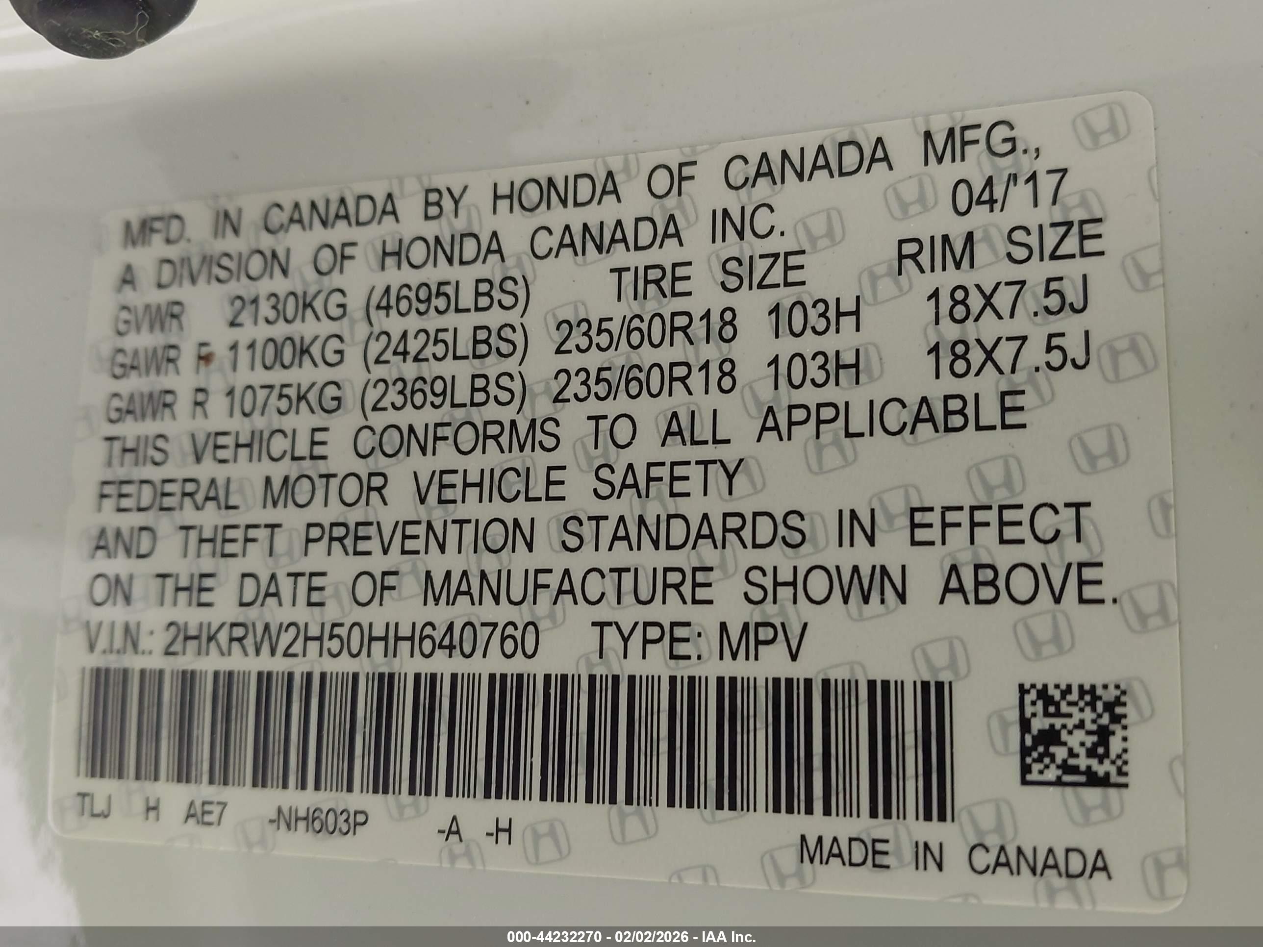 HONDA CR-V image 9