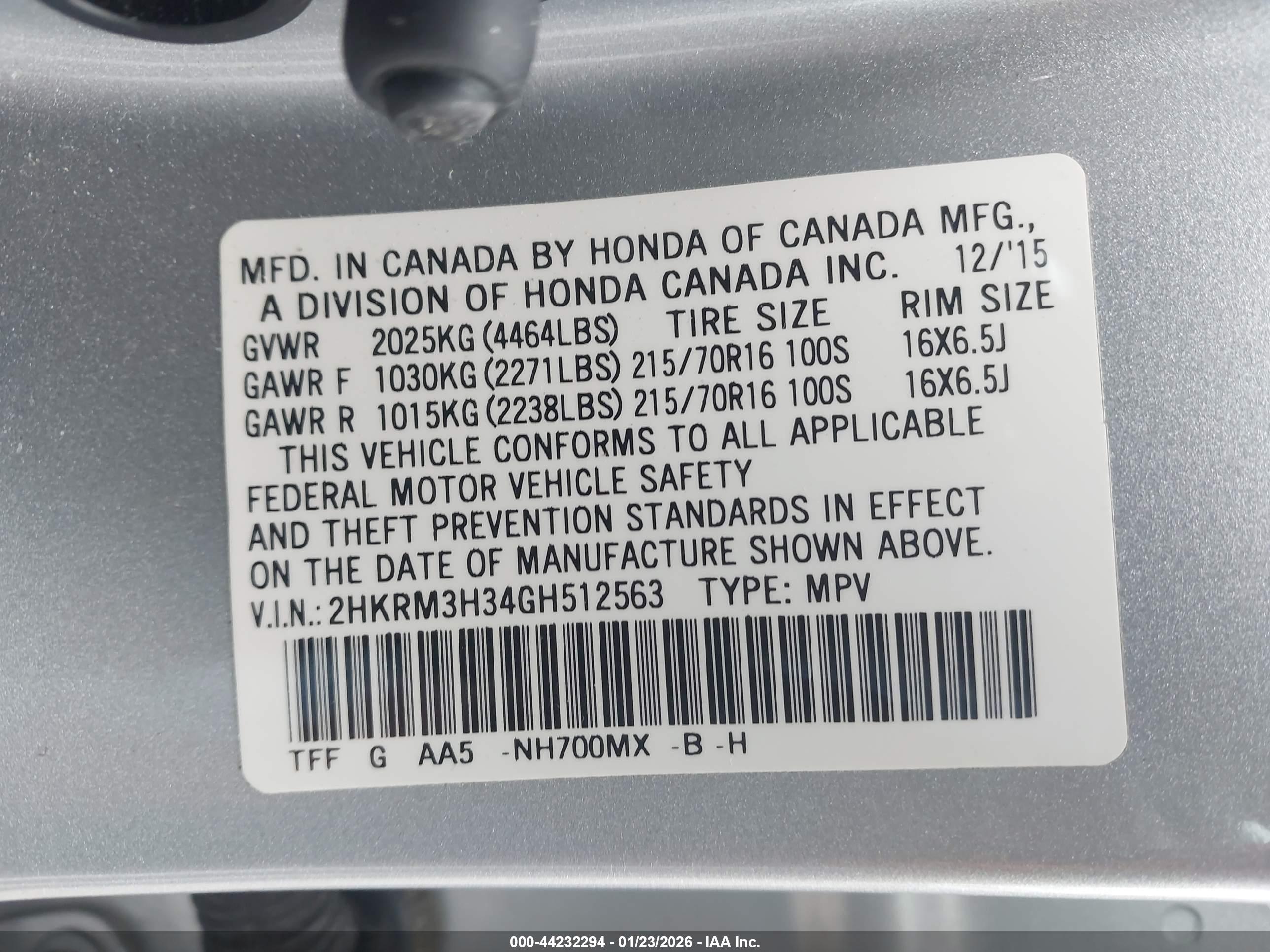 HONDA CR-V image 9