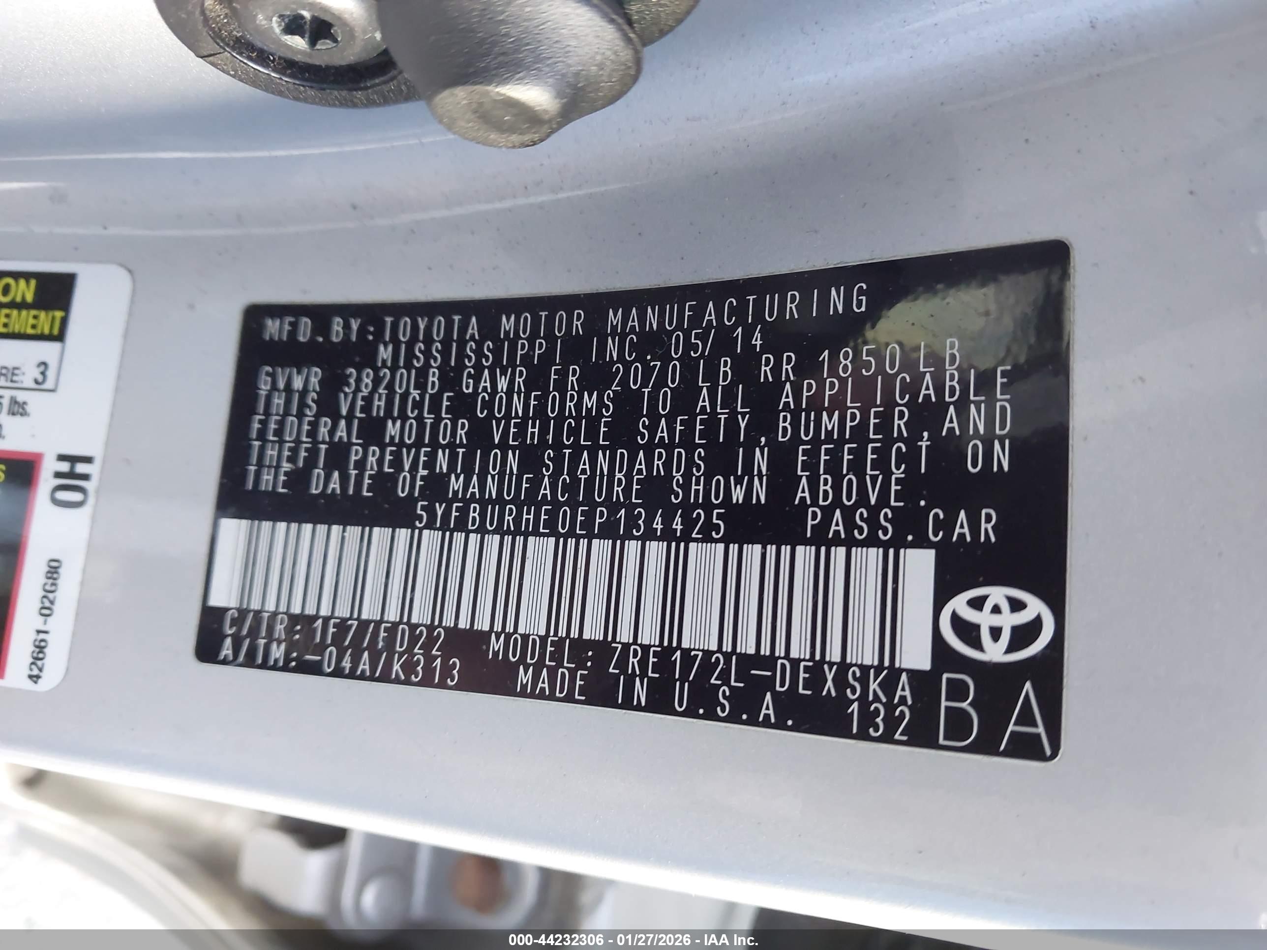TOYOTA COROLLA image 9