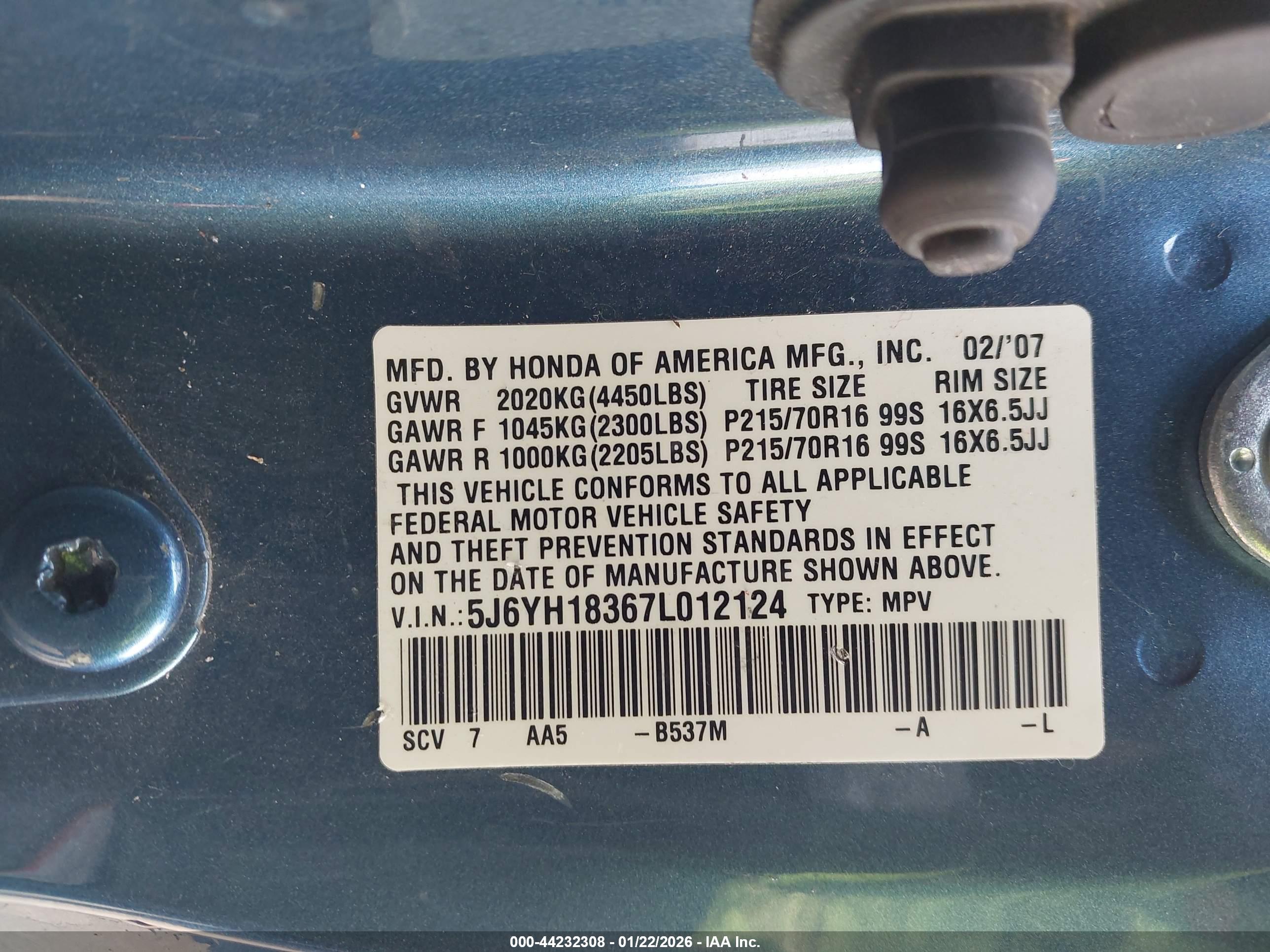HONDA ELEMENT image 9