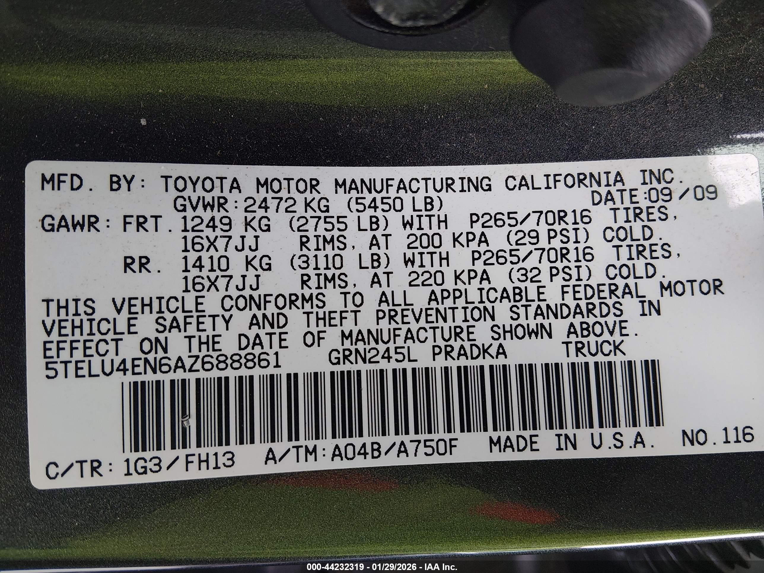 TOYOTA TACOMA image 9