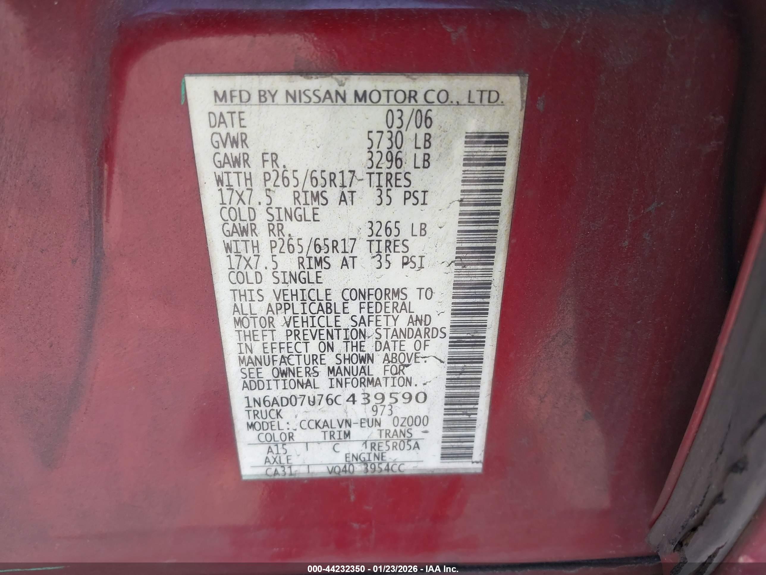 NISSAN FRONTIER image 9