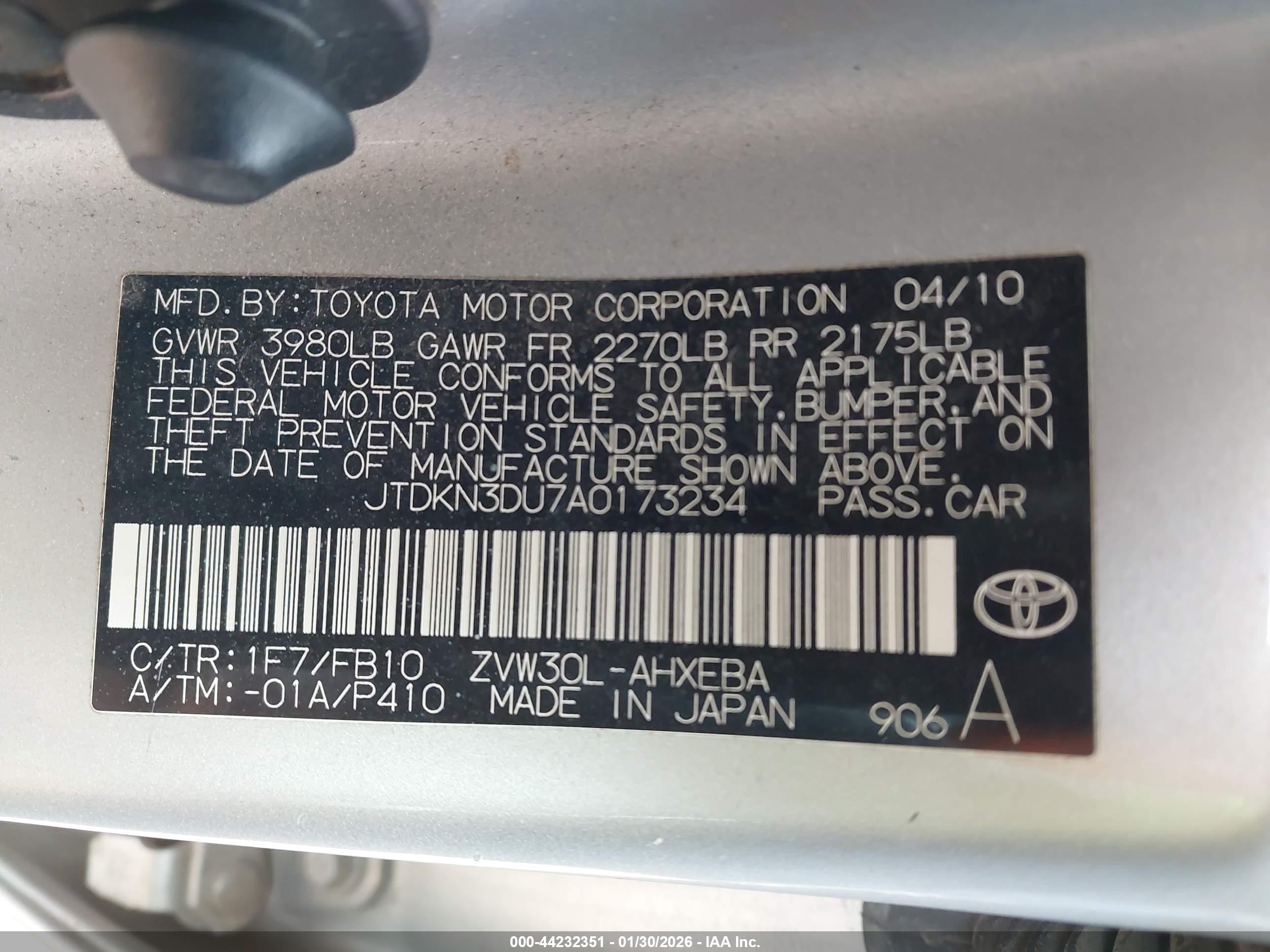TOYOTA PRIUS image 9