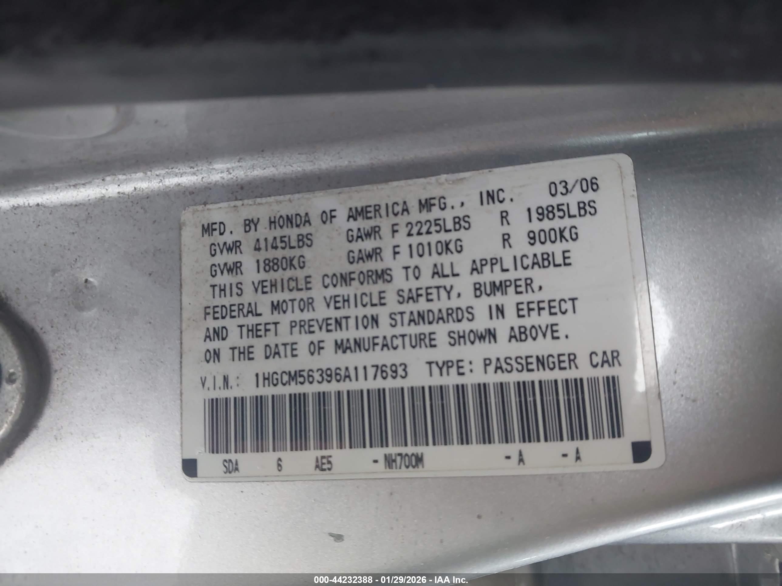 HONDA ACCORD image 9