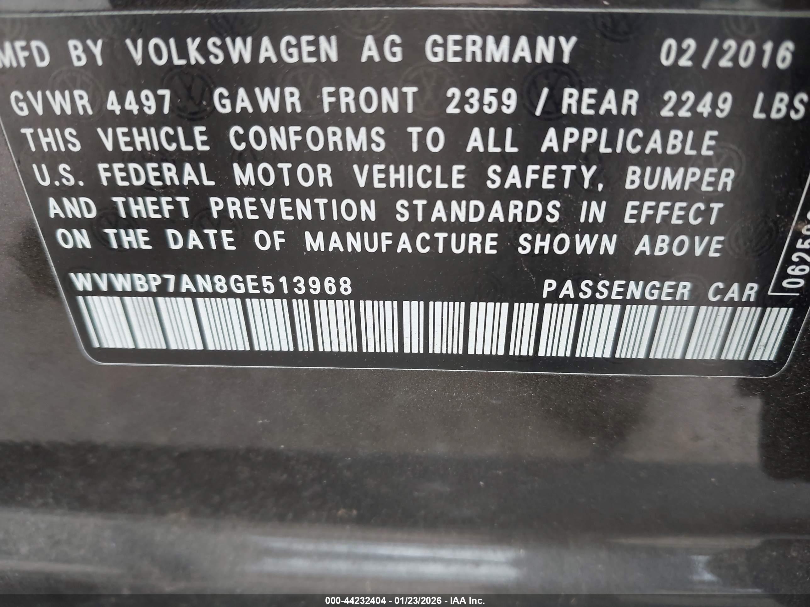 VOLKSWAGEN CC image 9