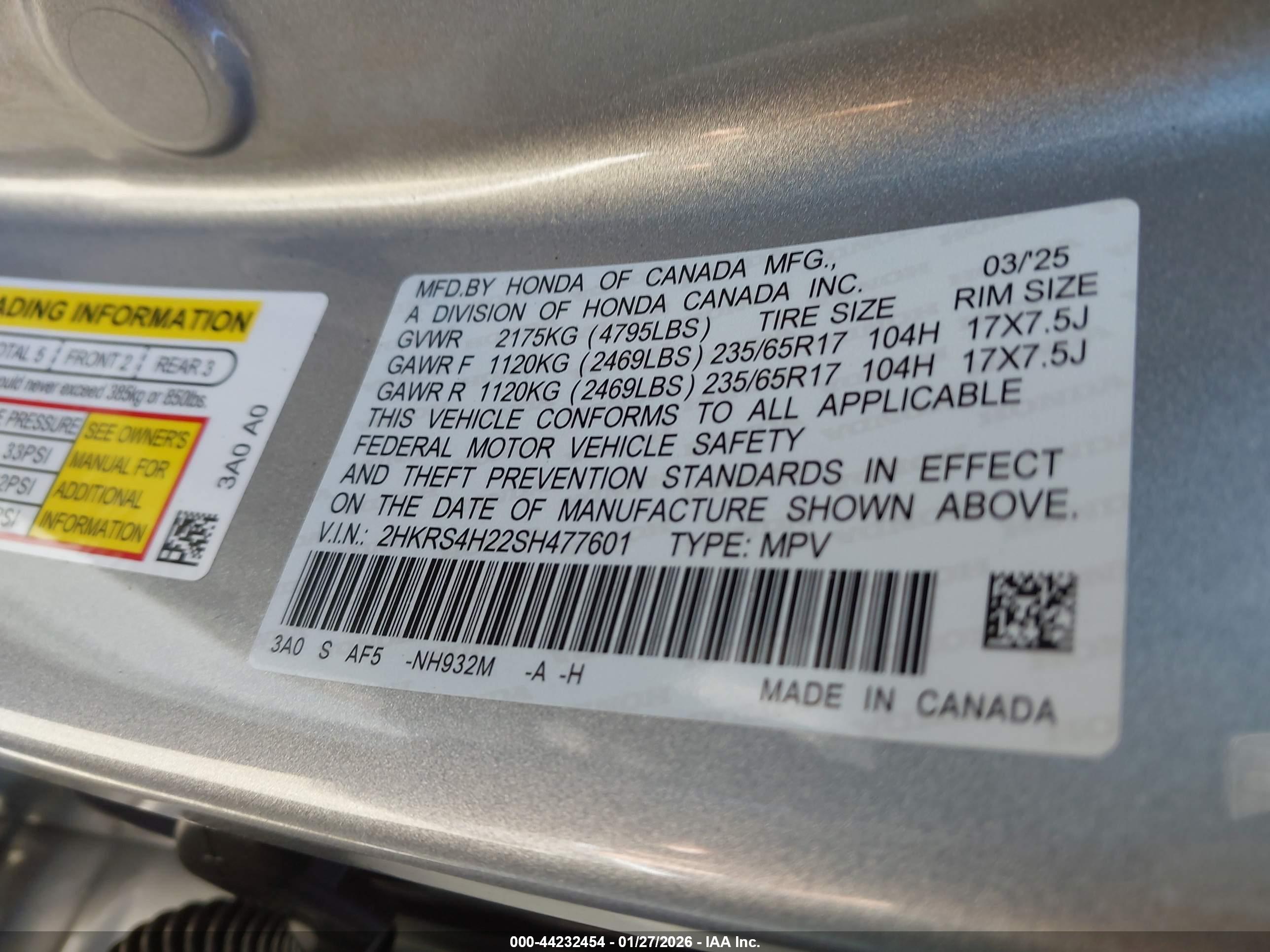 HONDA CR-V image 9