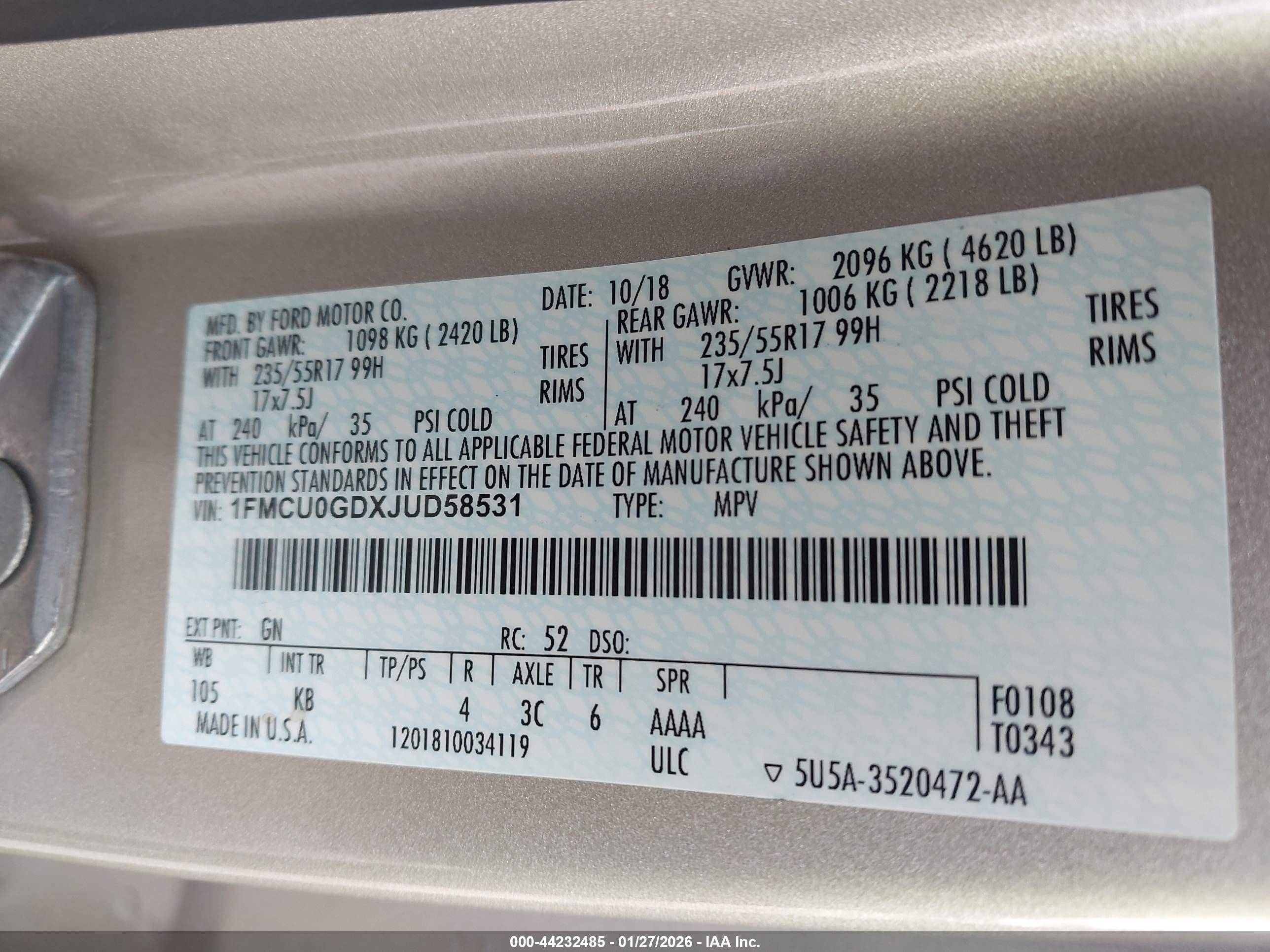 FORD ESCAPE image 9