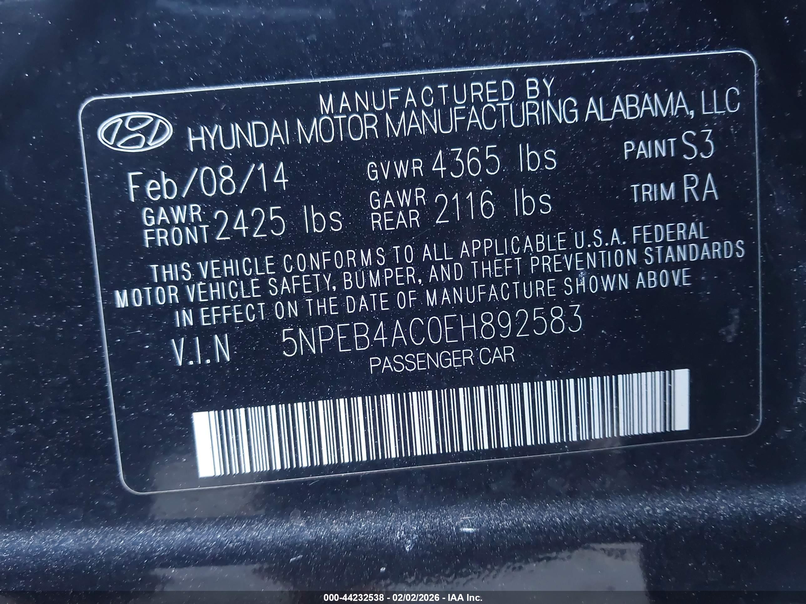 HYUNDAI SONATA image 9