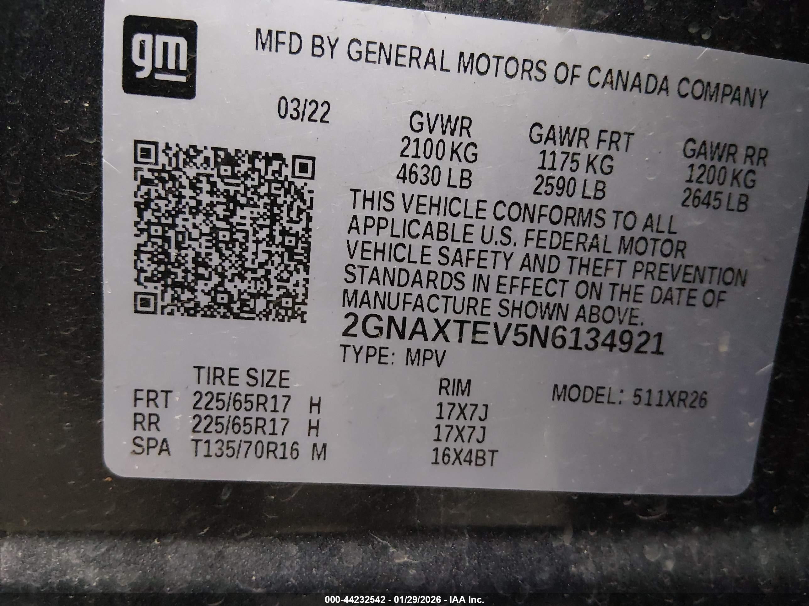 CHEVROLET EQUINOX image 9