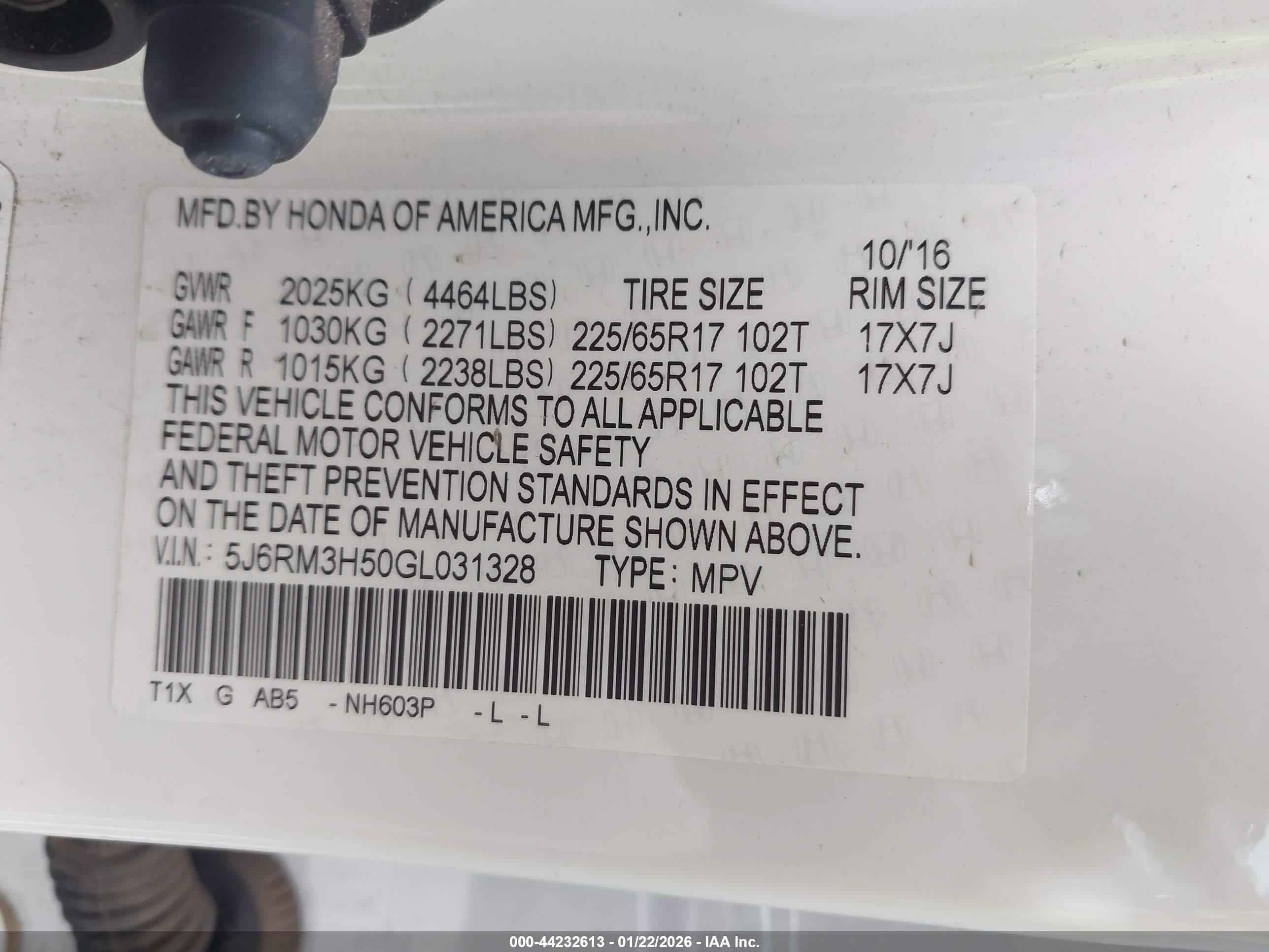 HONDA CR-V image 9