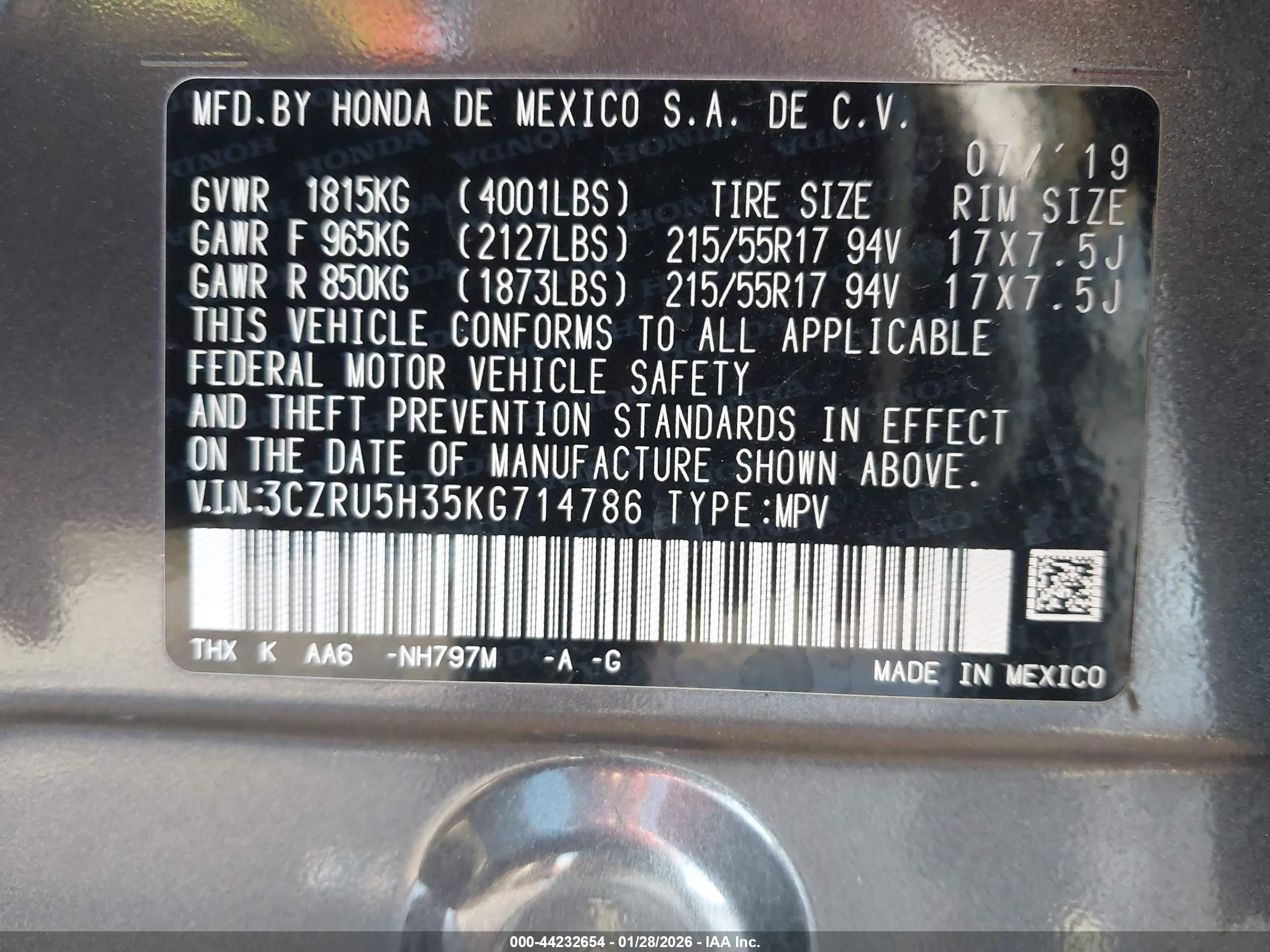 HONDA HR-V image 9