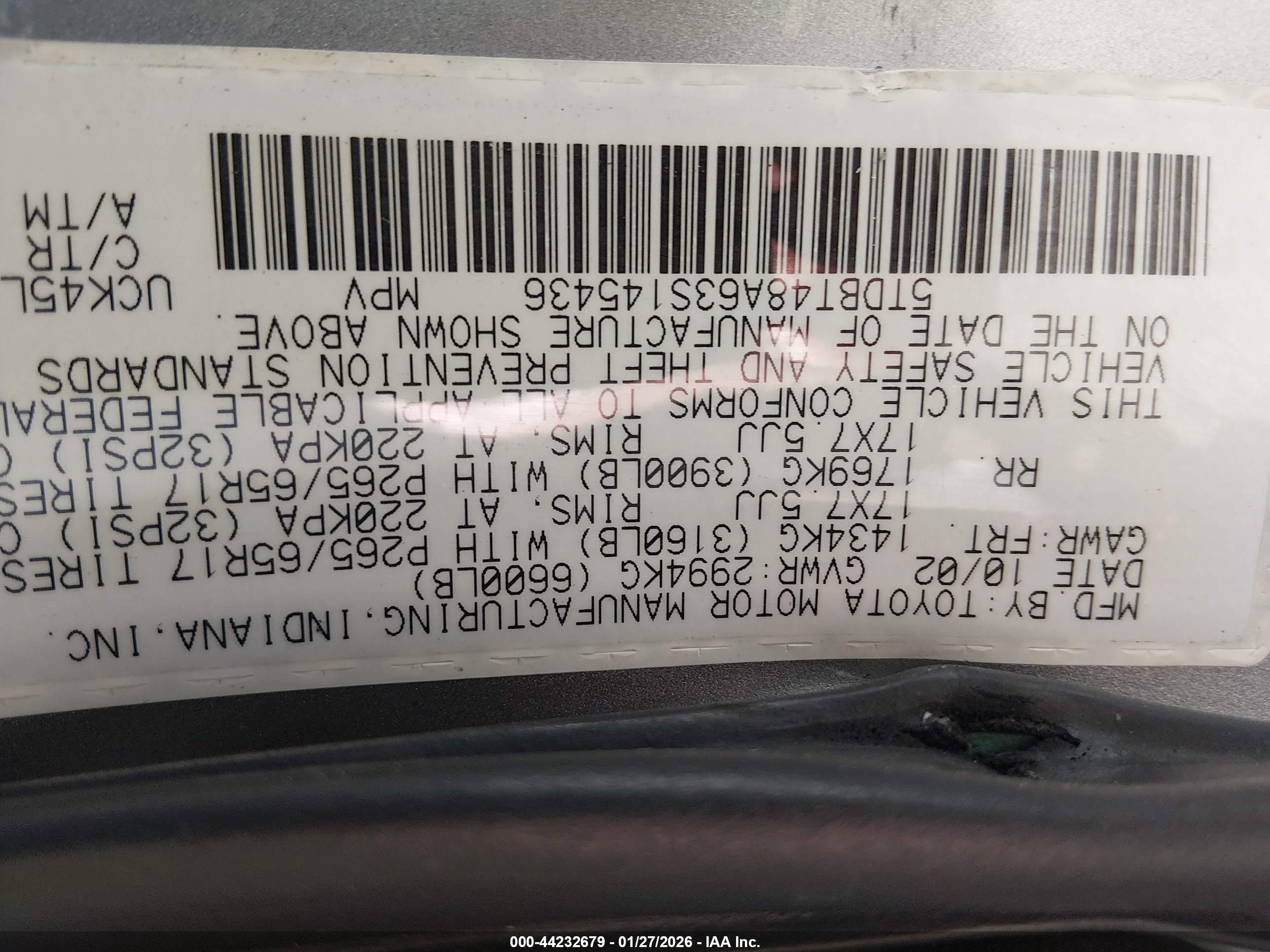 TOYOTA SEQUOIA image 9