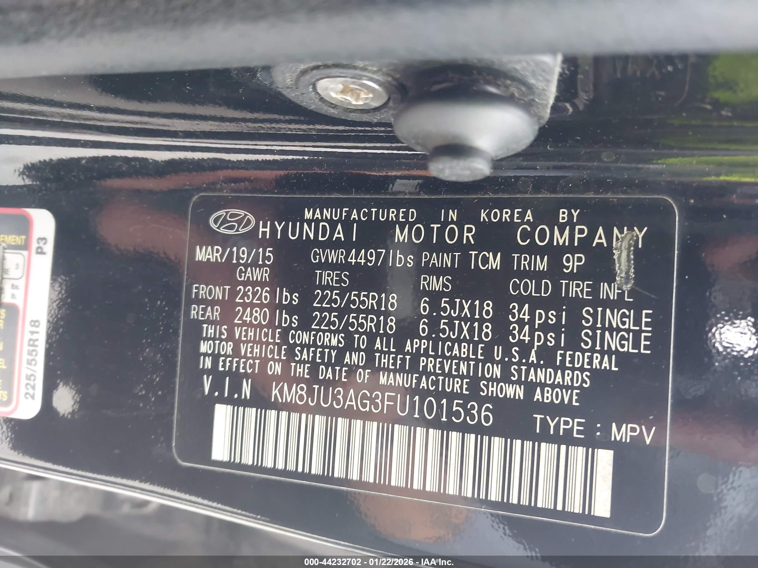 HYUNDAI TUCSON image 9