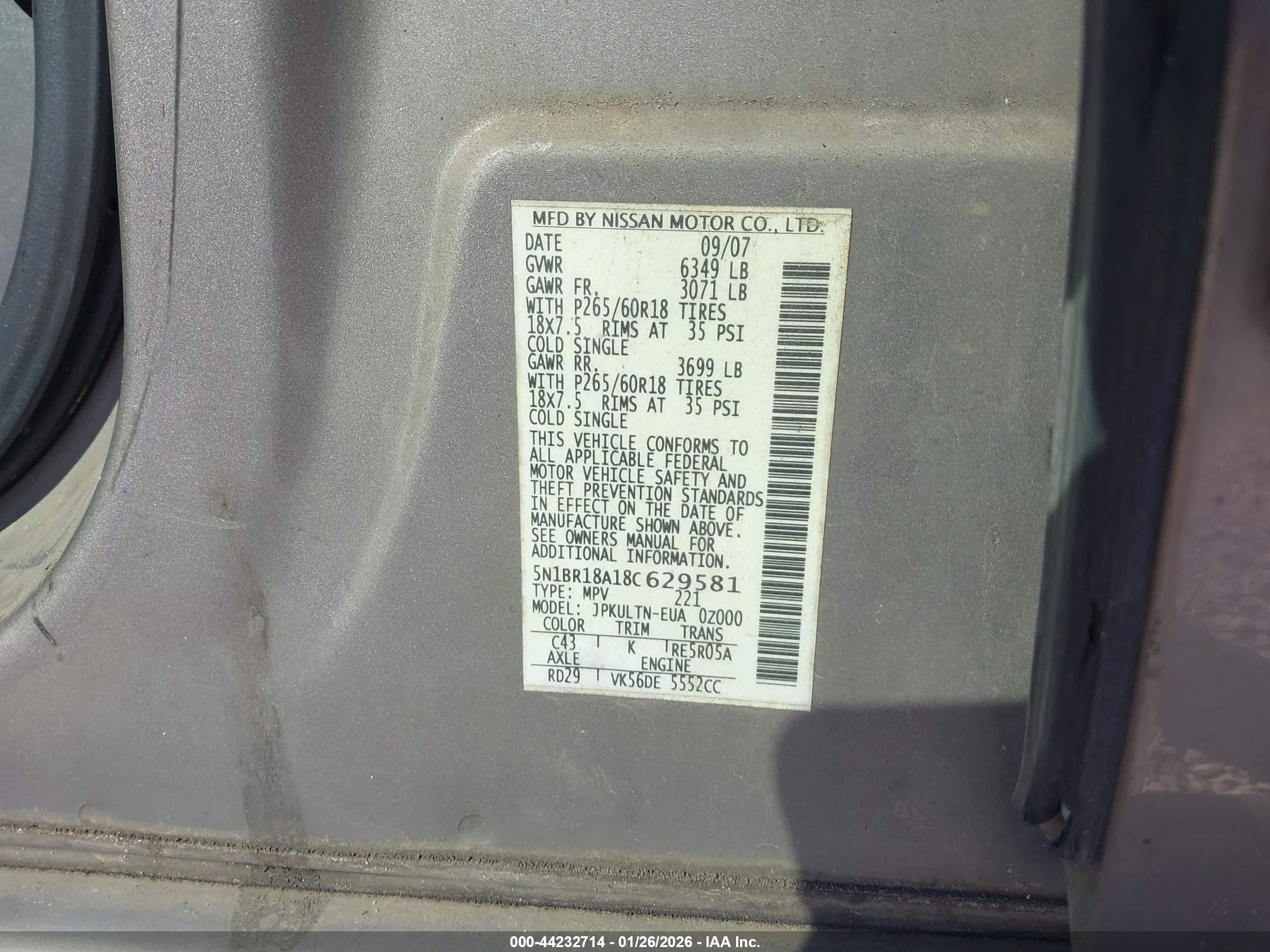 NISSAN PATHFINDER image 9