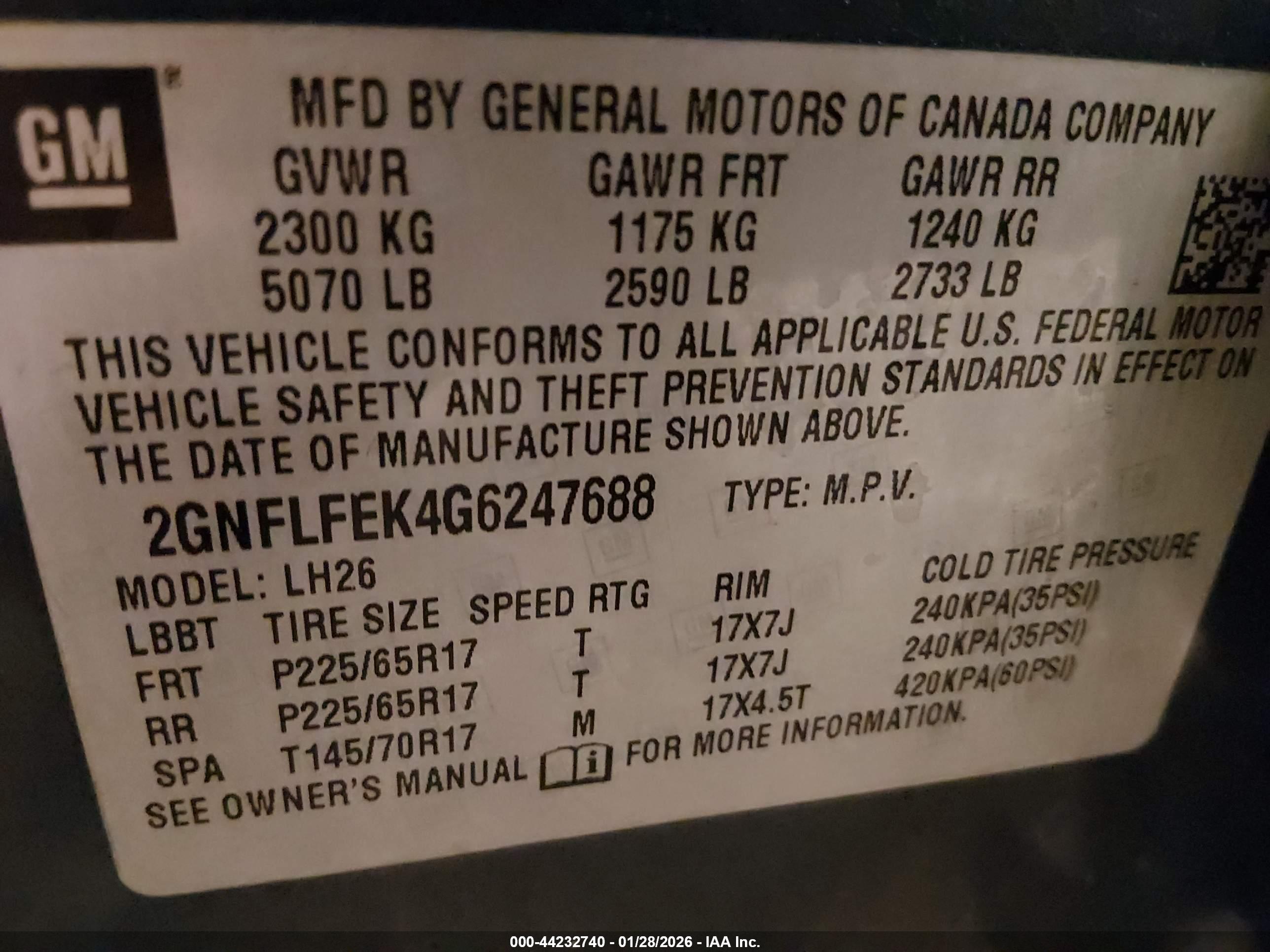 CHEVROLET EQUINOX image 9