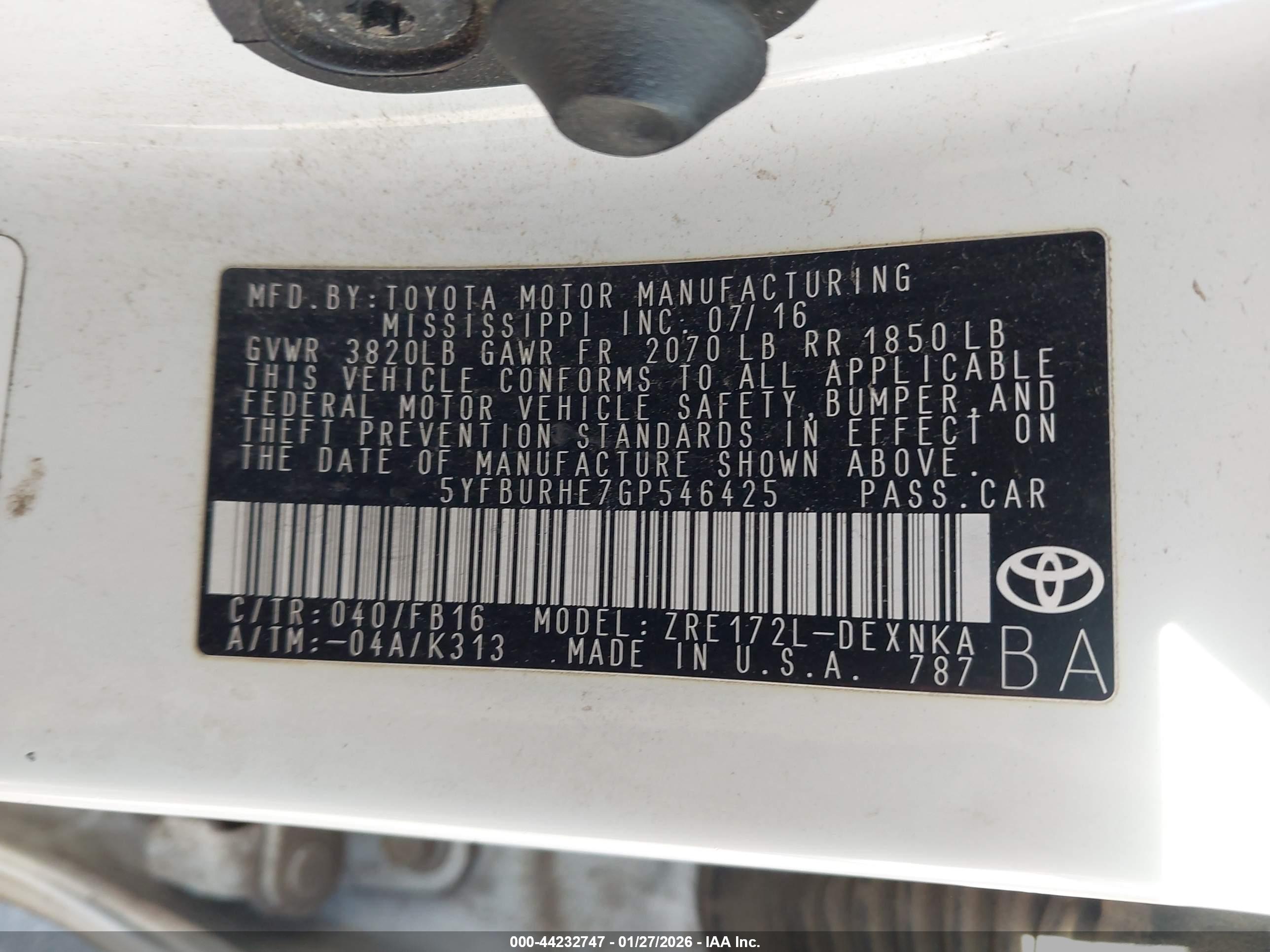 TOYOTA COROLLA image 9