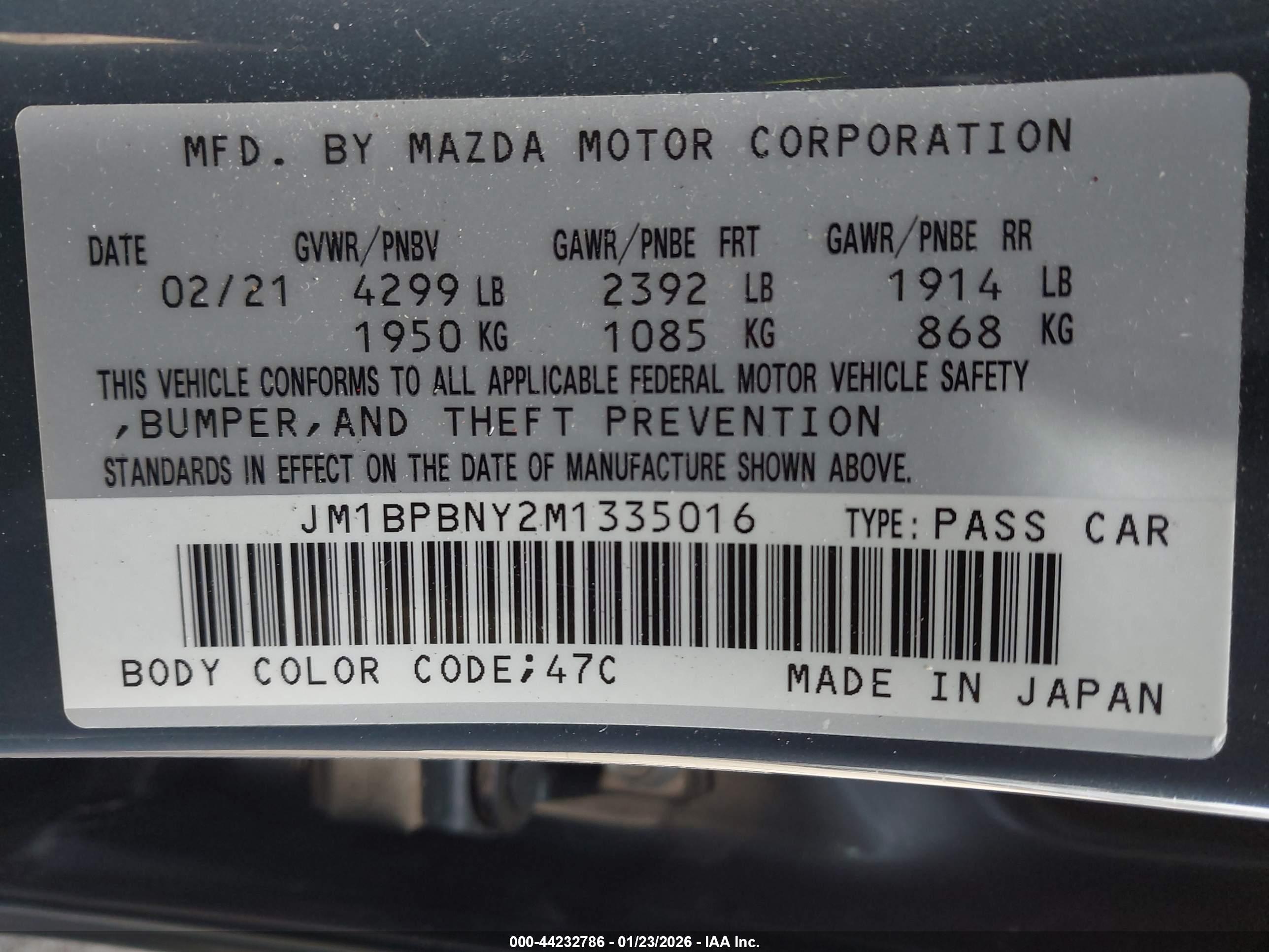 MAZDA MAZDA3 image 9