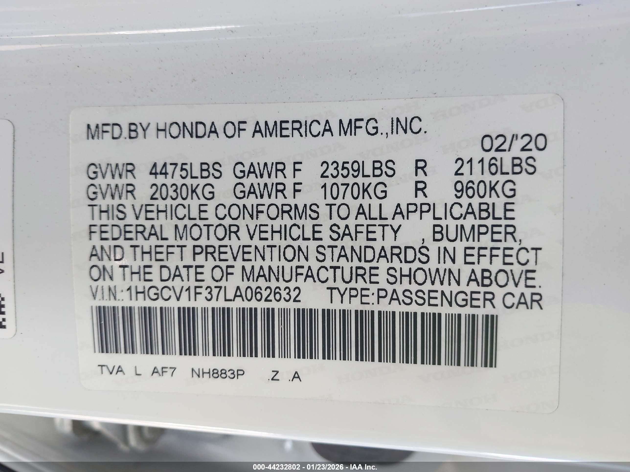 HONDA ACCORD image 9