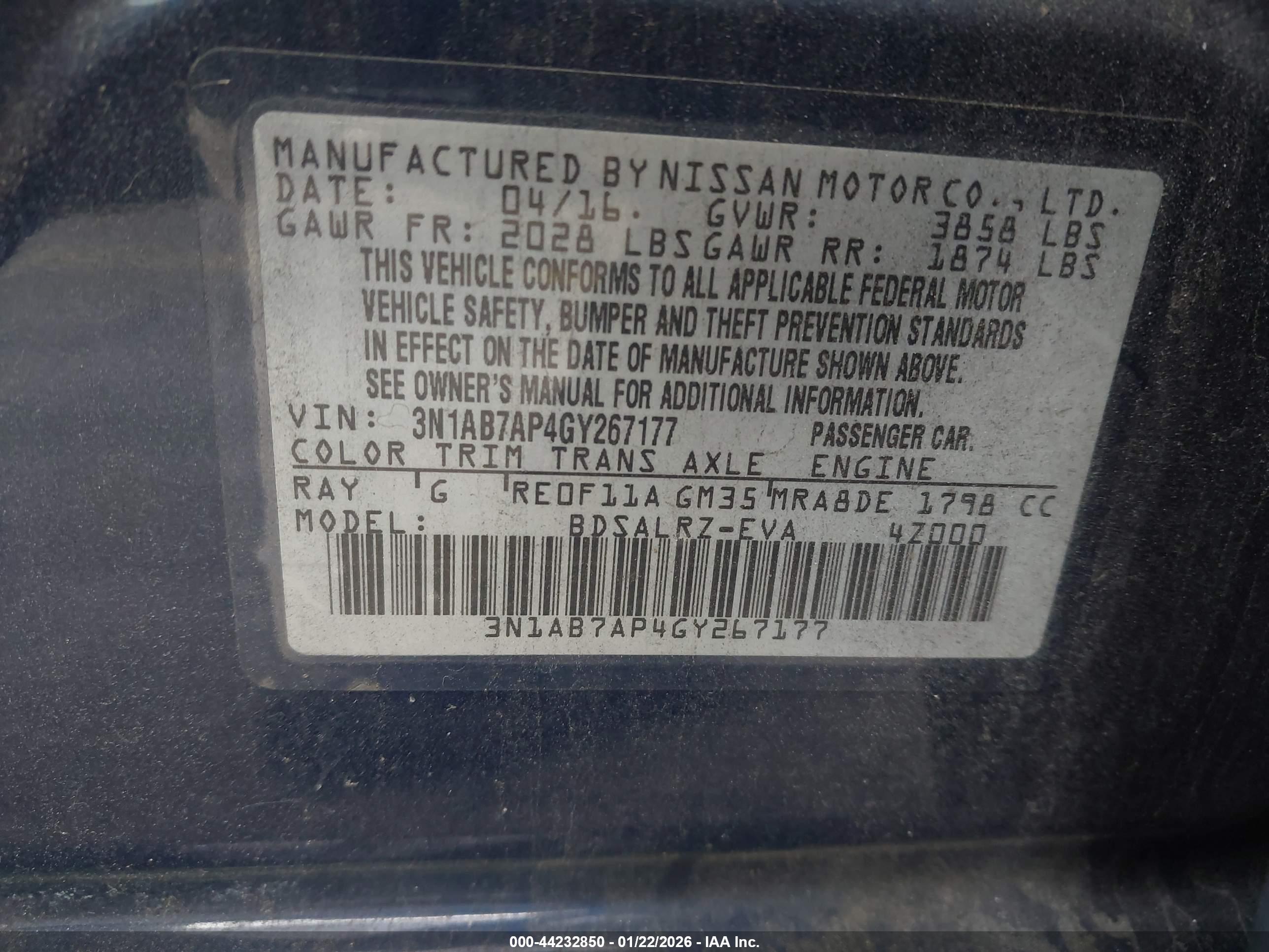 NISSAN SENTRA image 9