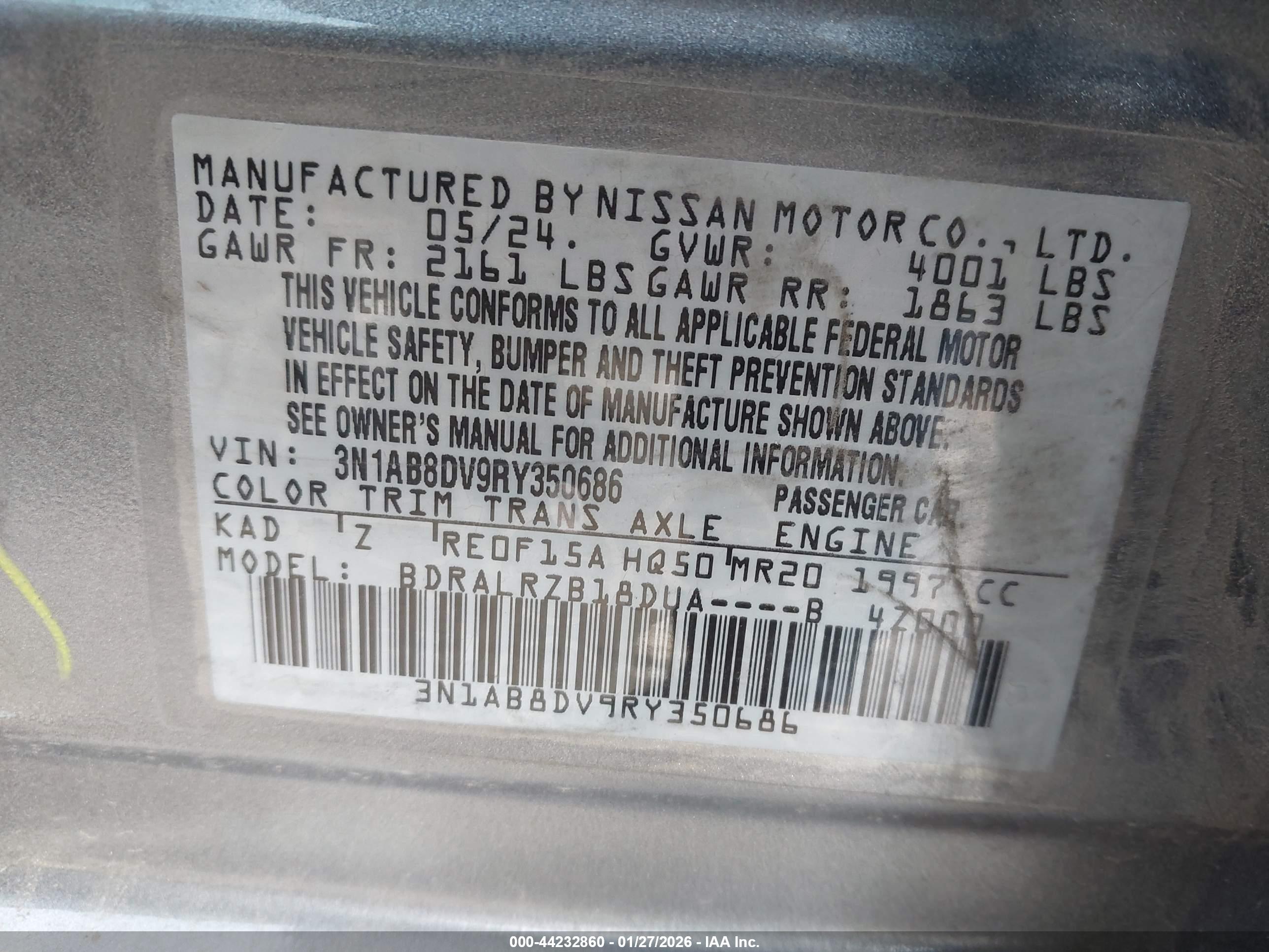 NISSAN SENTRA image 9
