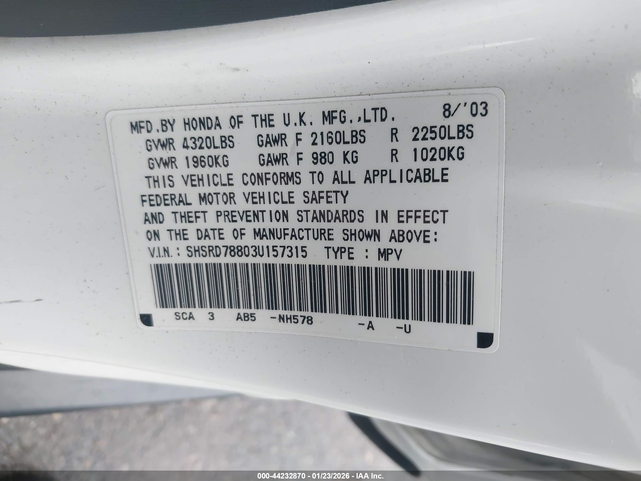 HONDA CR-V image 9