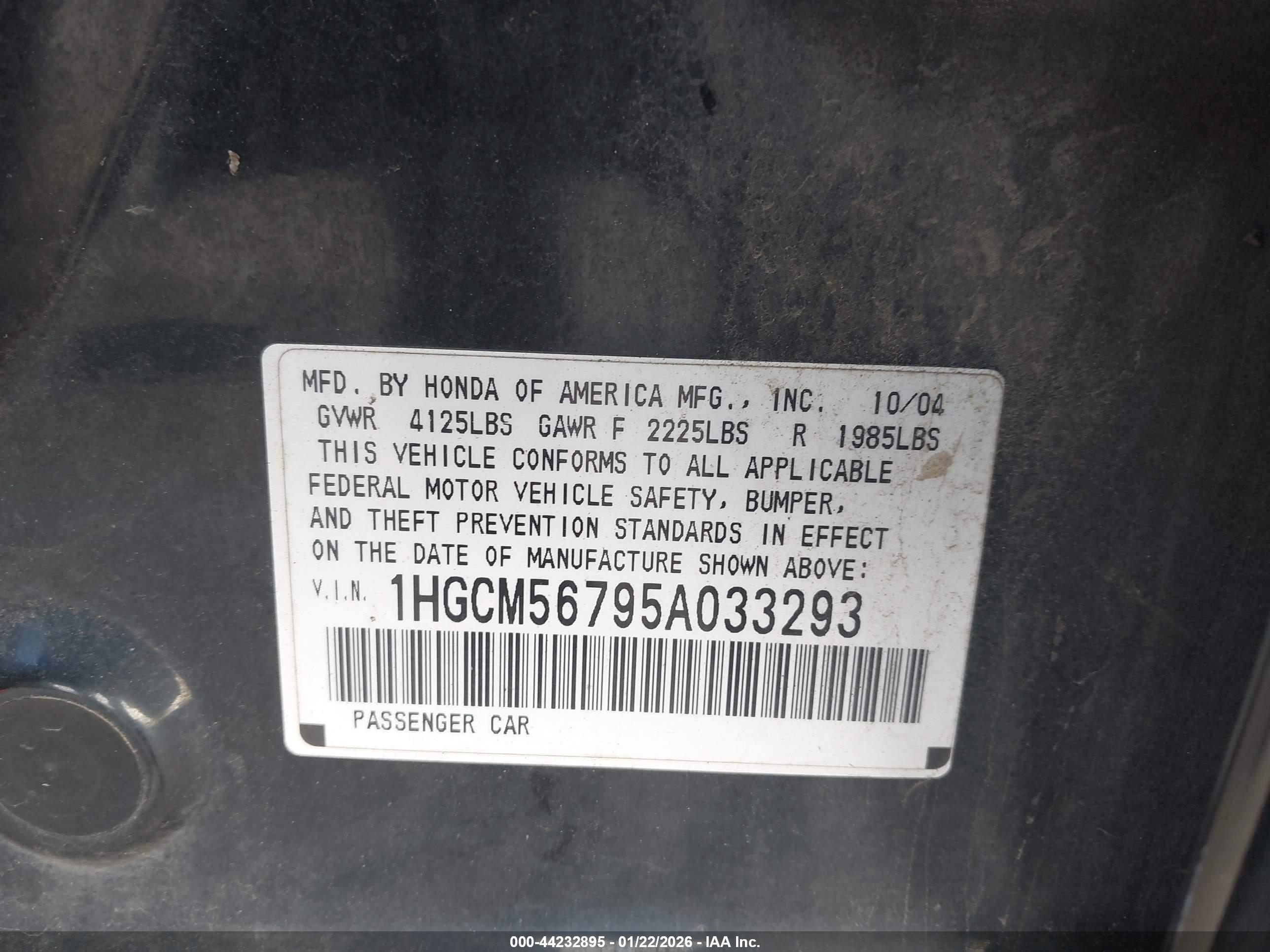 HONDA ACCORD image 9