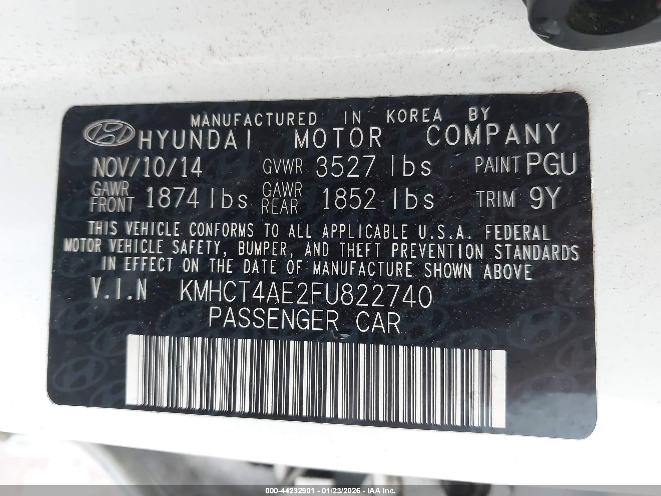 HYUNDAI ACCENT image 9