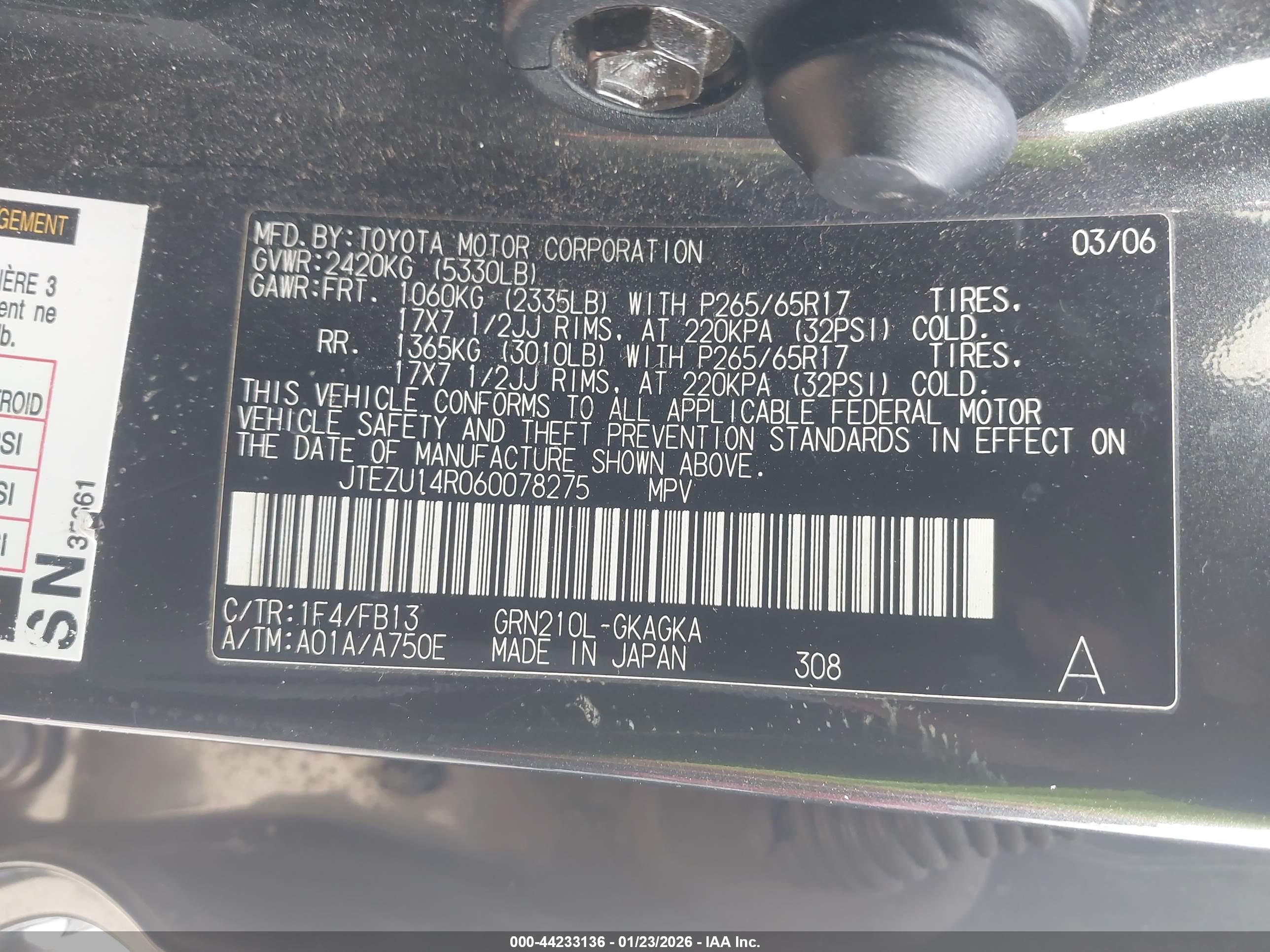 TOYOTA 4RUNNER image 9