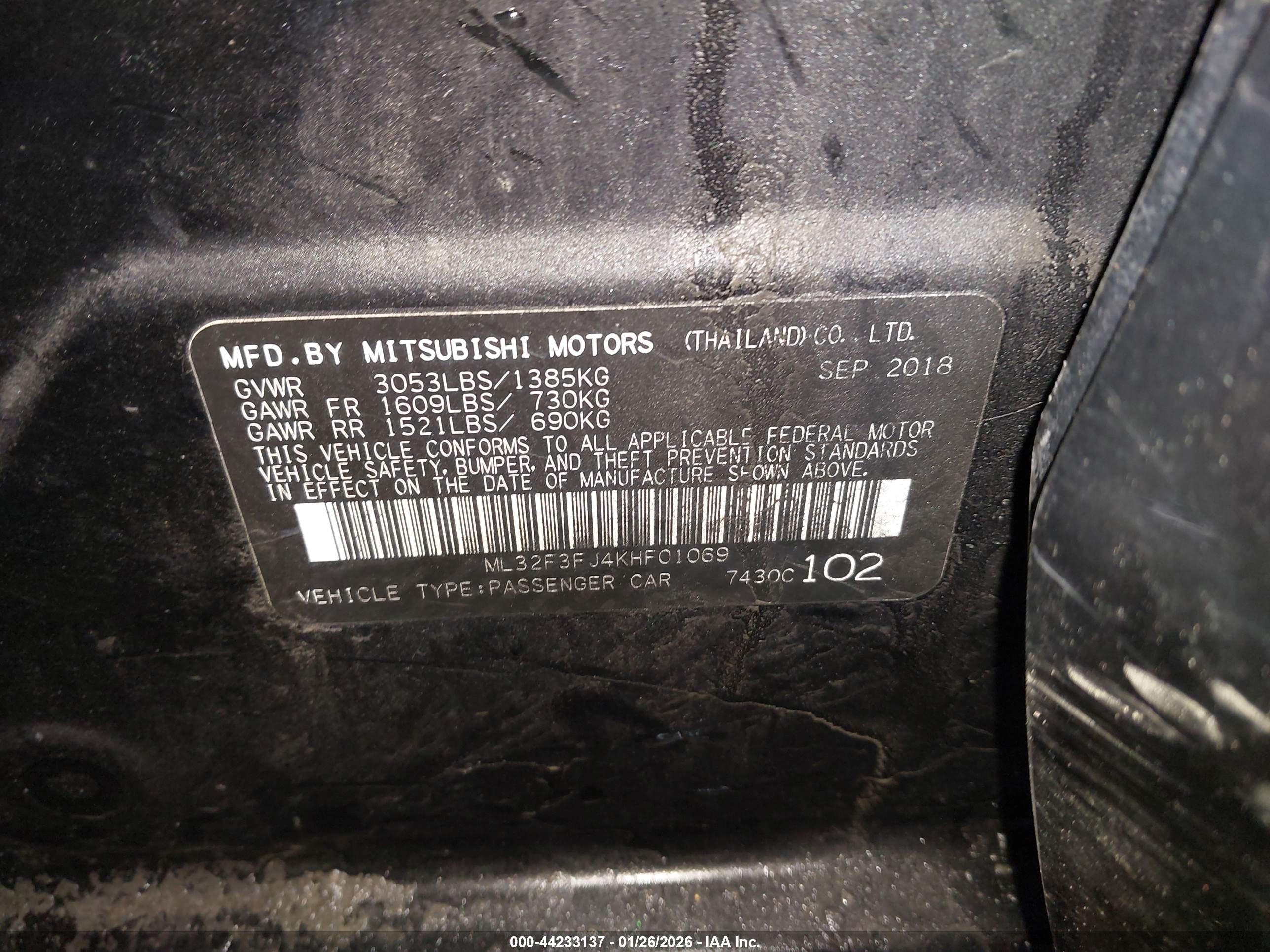 MITSUBISHI MIRAGE image 9