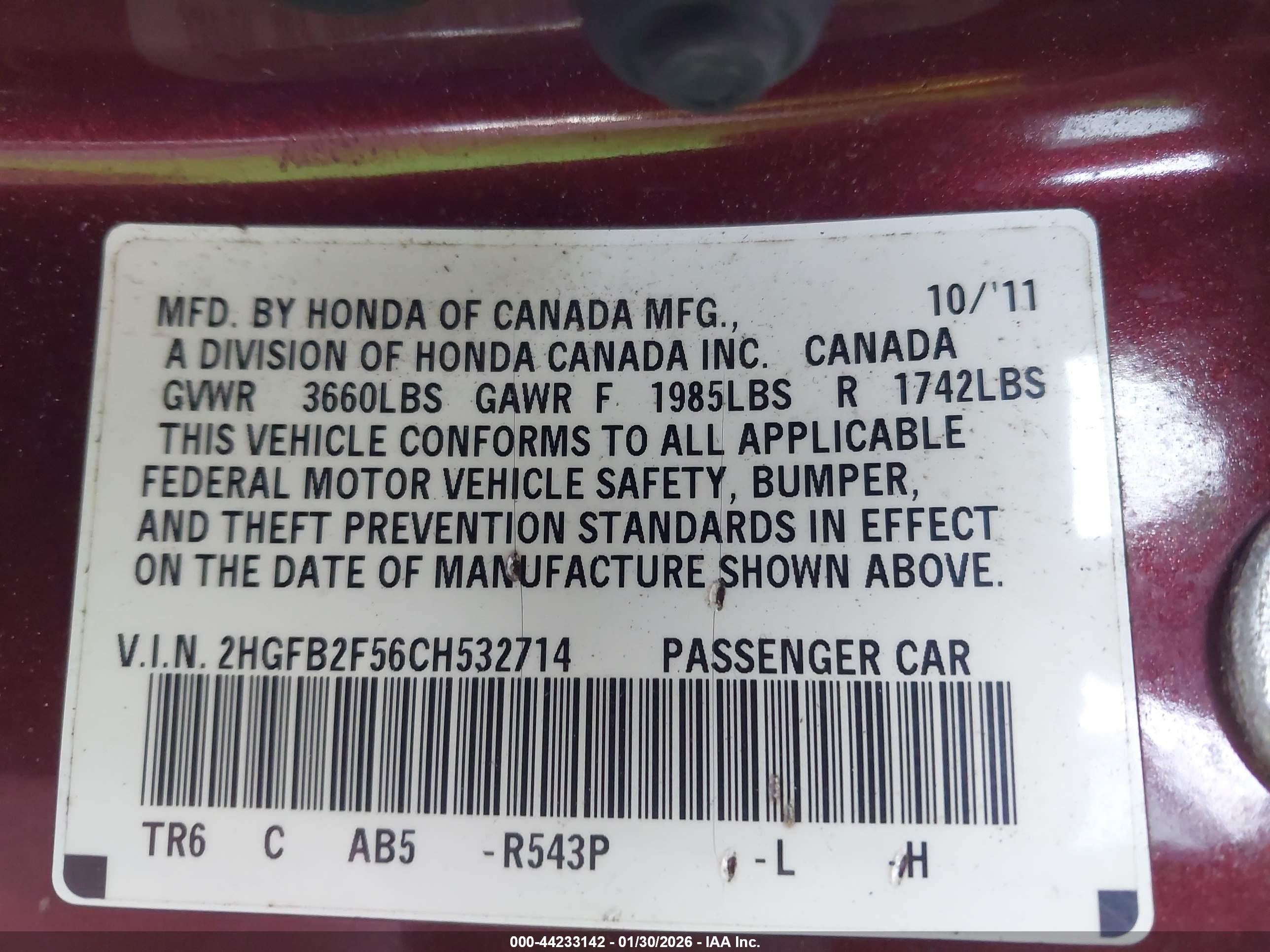 HONDA CIVIC image 9