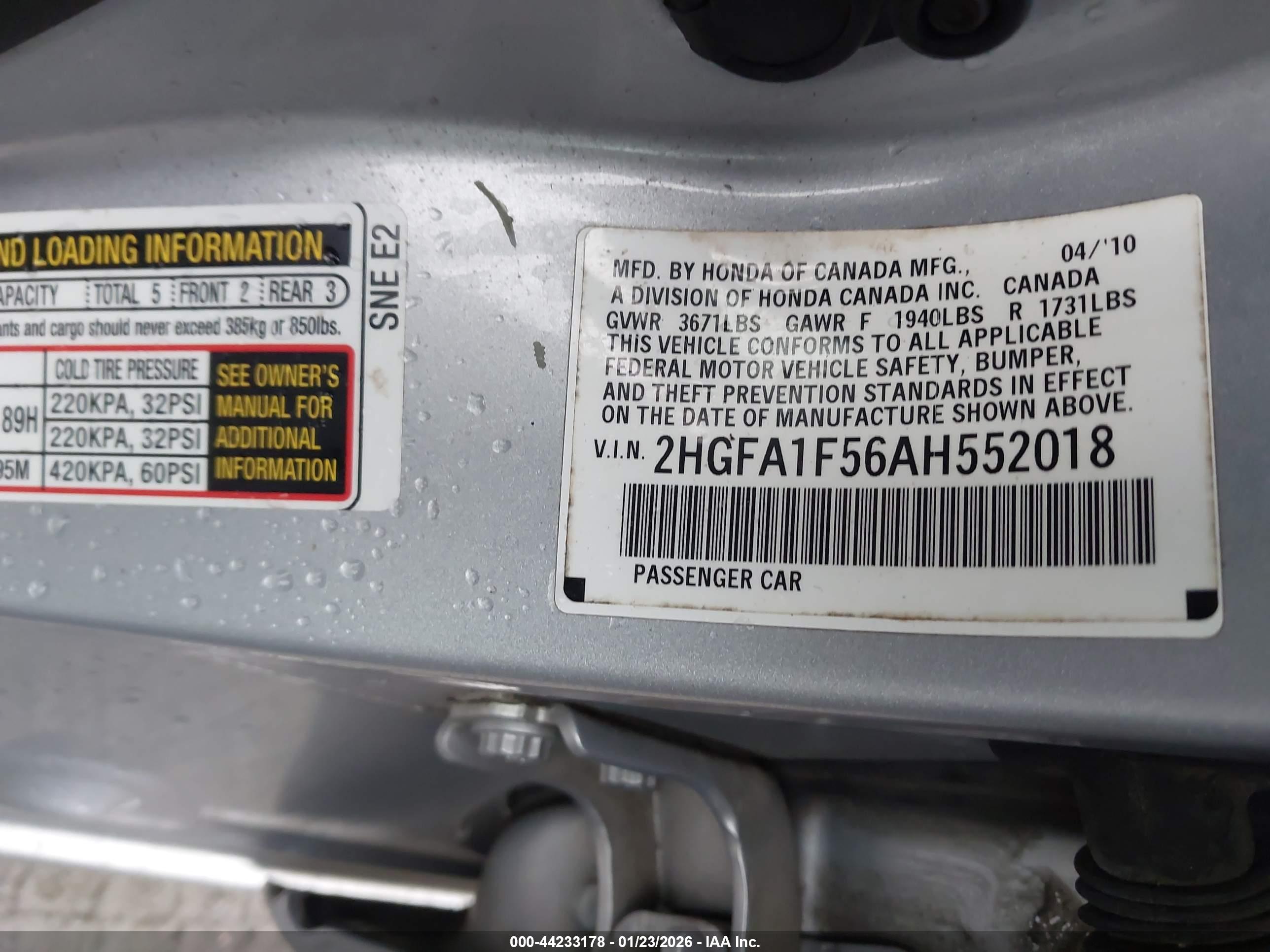 HONDA CIVIC image 9