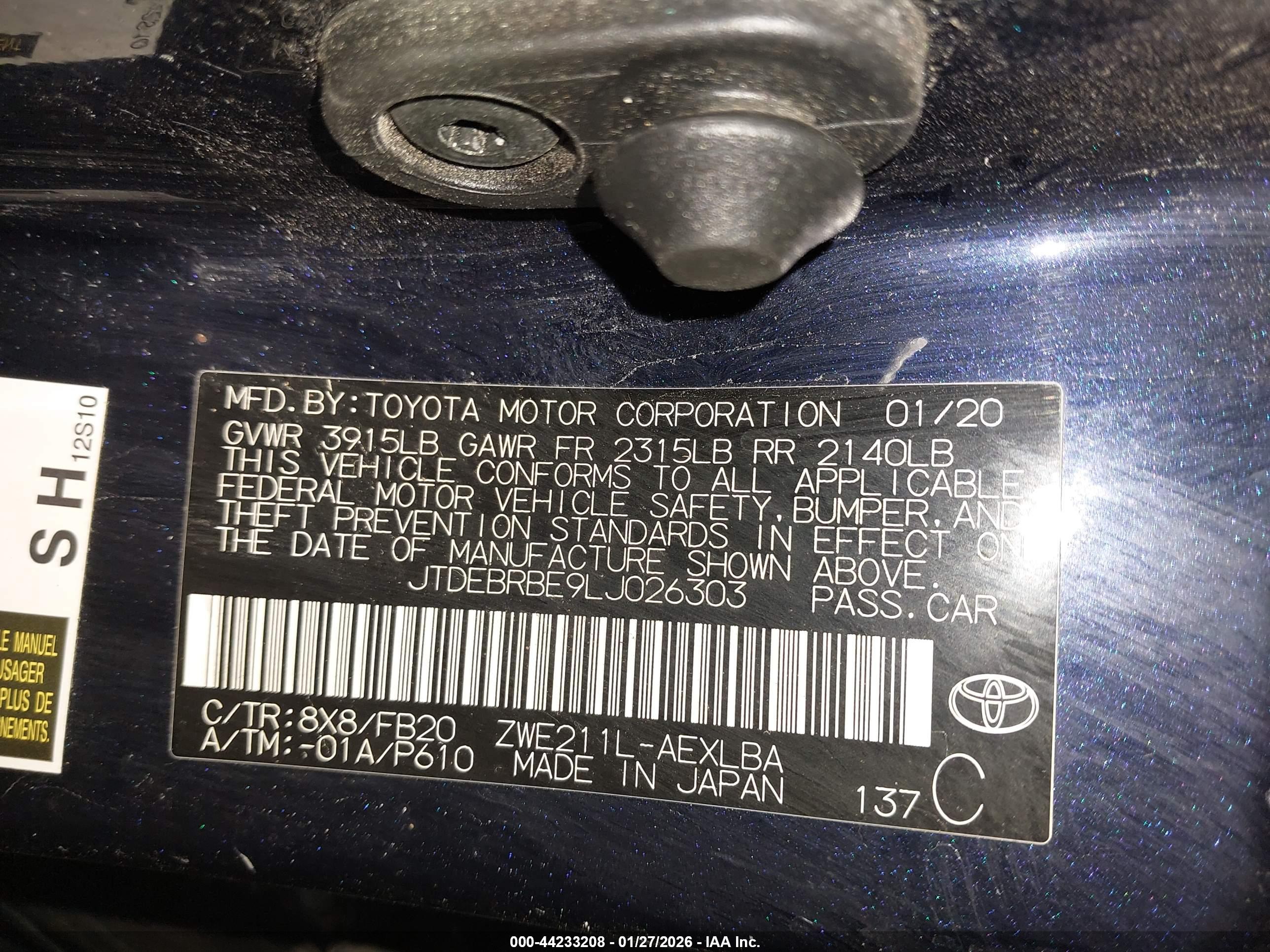 TOYOTA COROLLA image 9