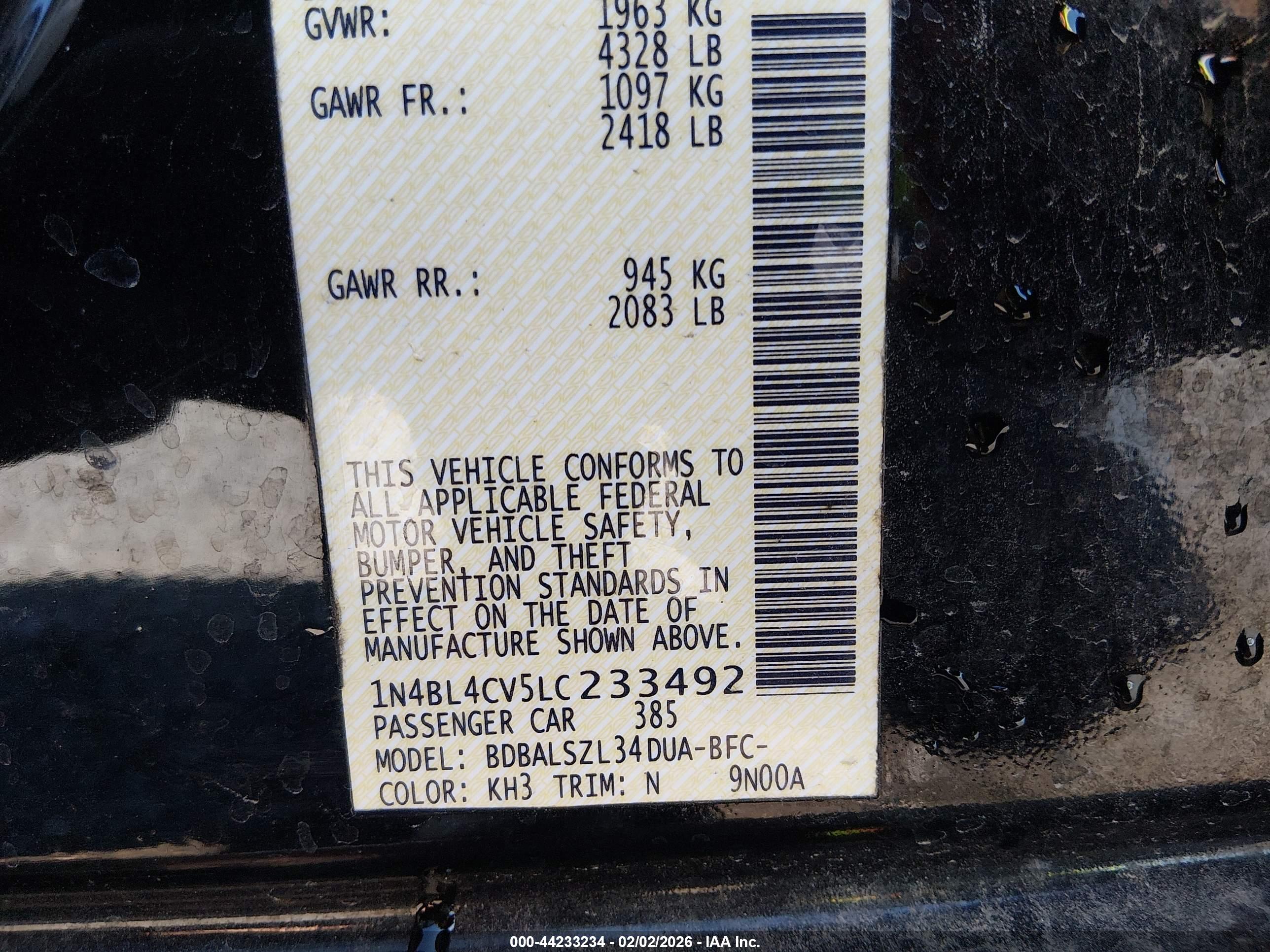 NISSAN ALTIMA image 9