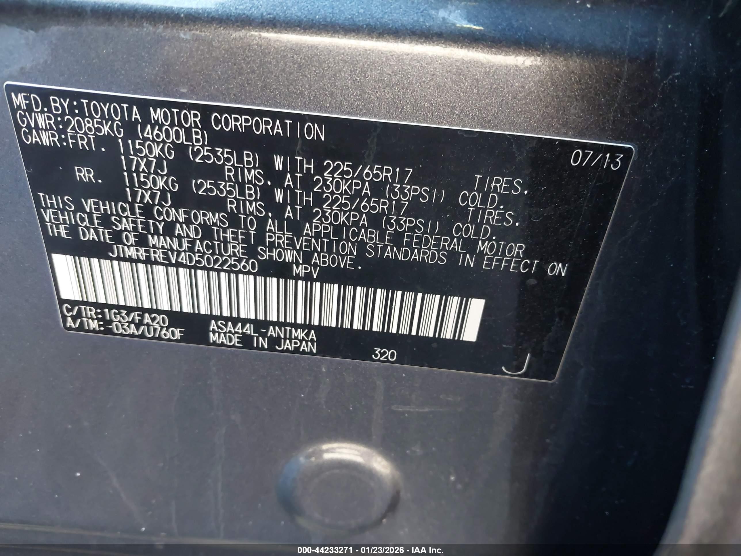 TOYOTA RAV4 image 9