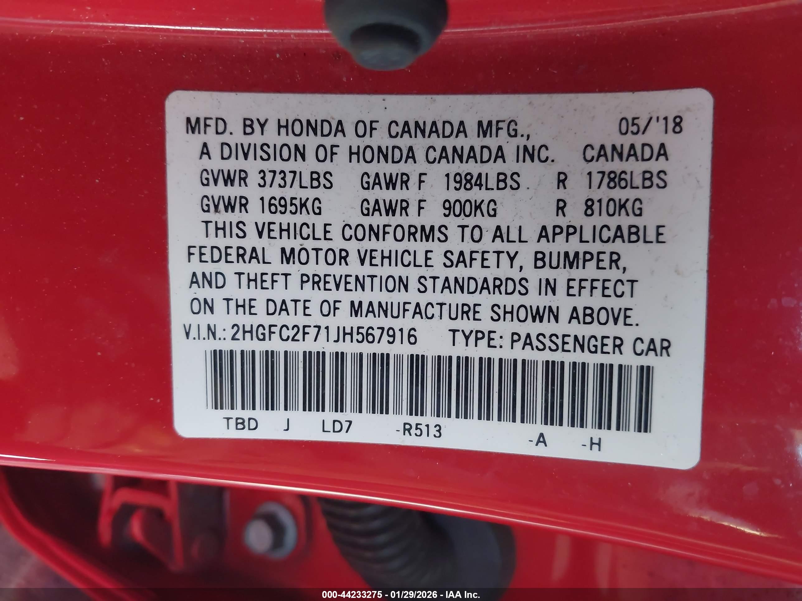 HONDA CIVIC image 9
