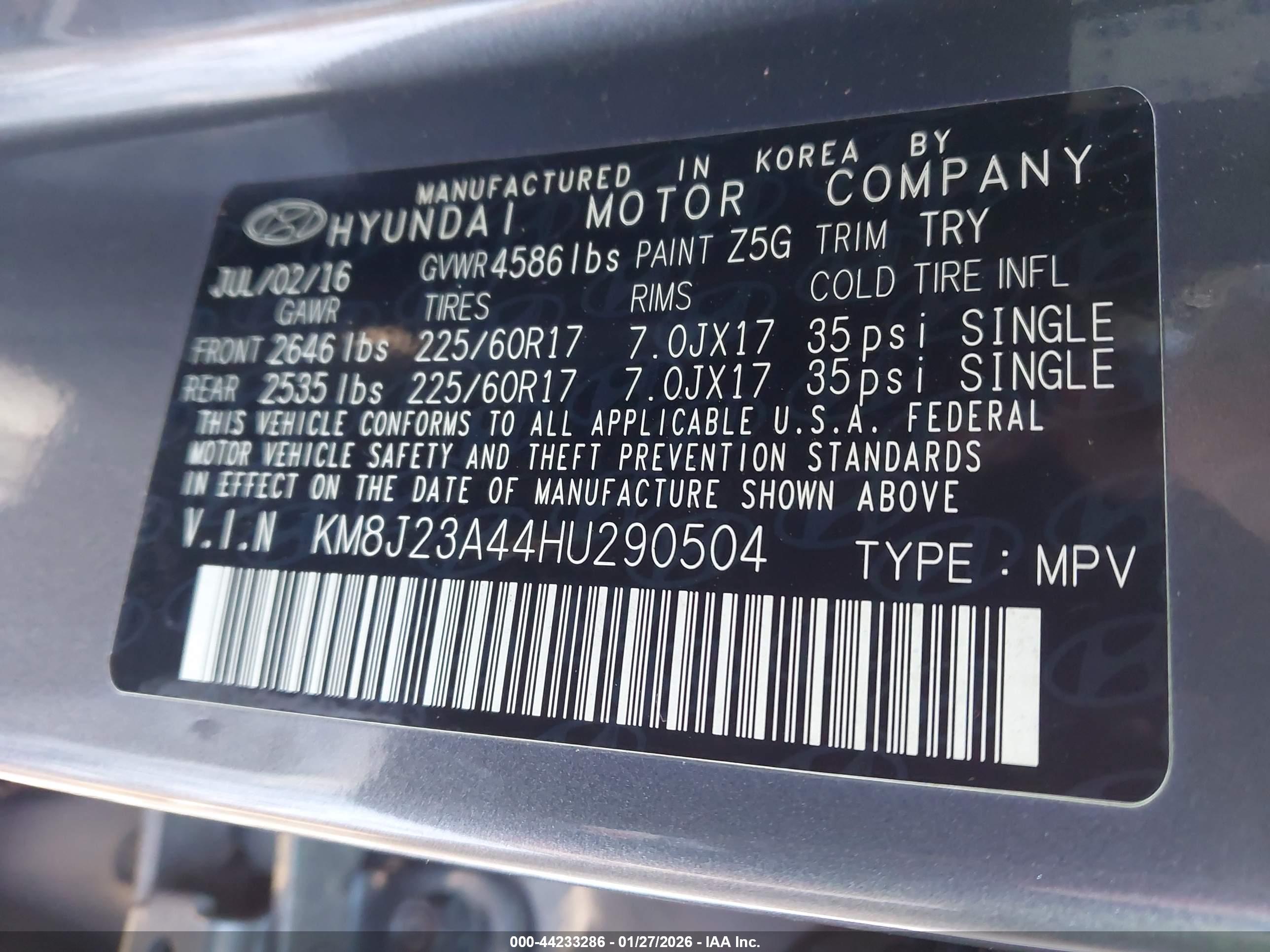 HYUNDAI TUCSON image 9