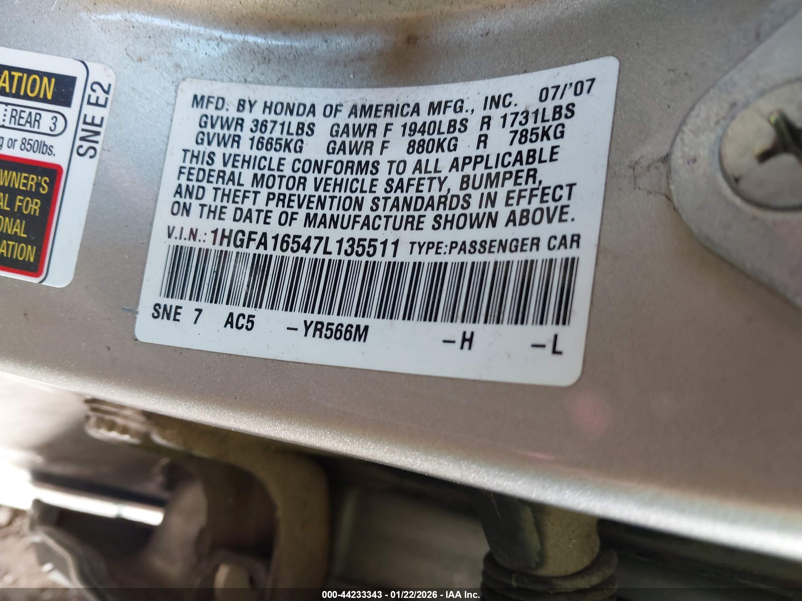HONDA CIVIC image 9