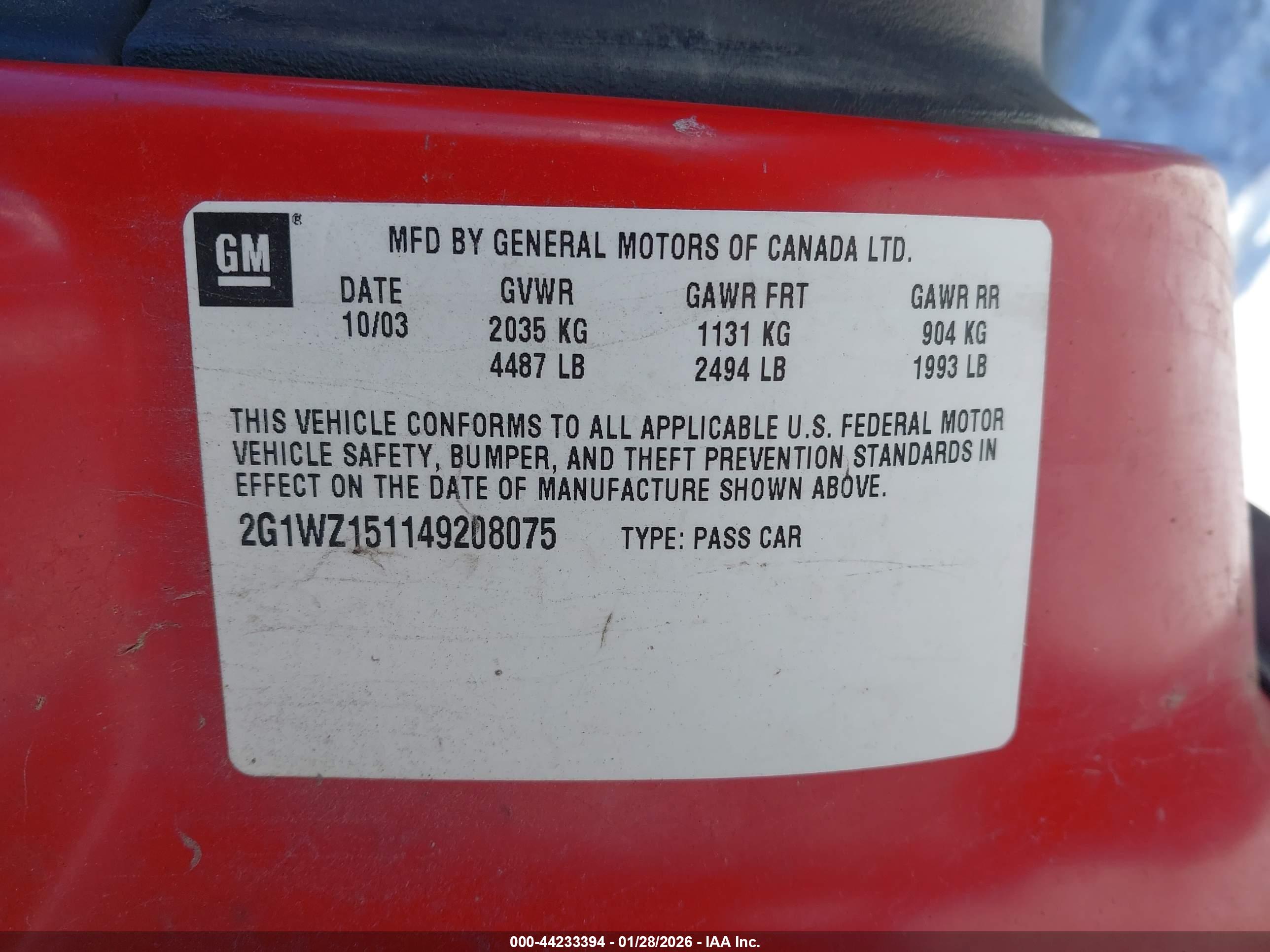 CHEVROLET MONTE image 9