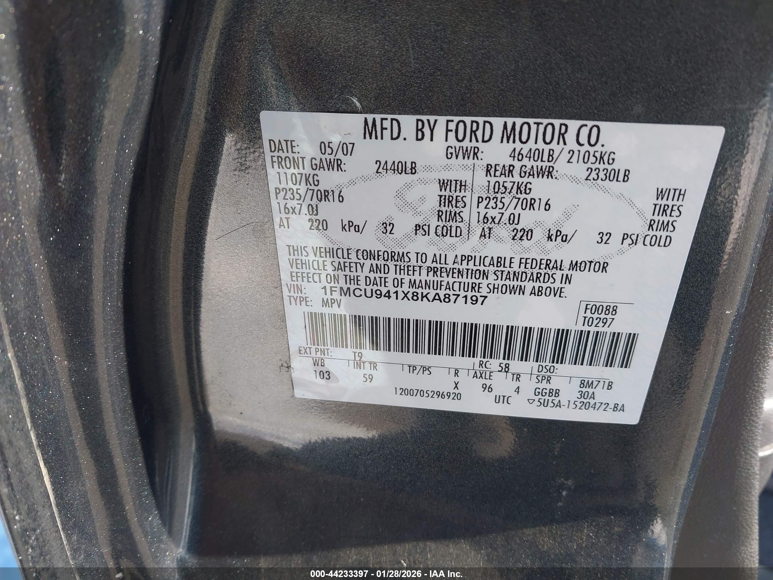 FORD ESCAPE image 9