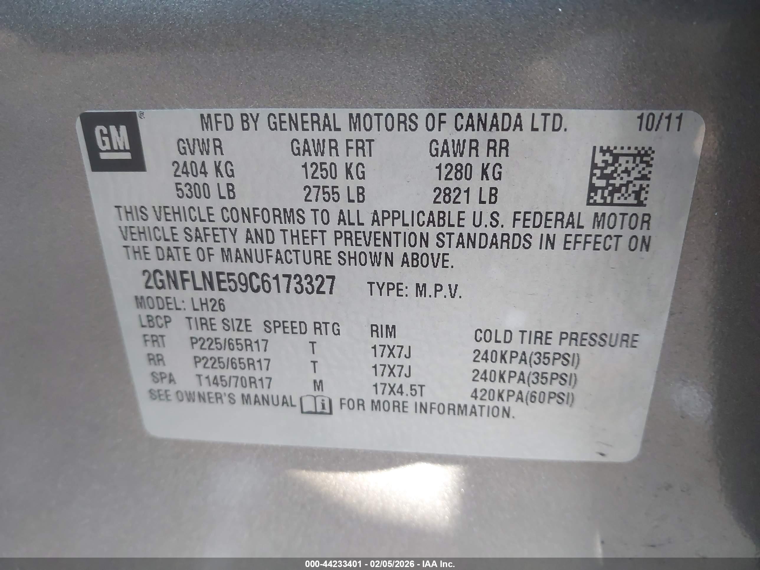 CHEVROLET EQUINOX image 9