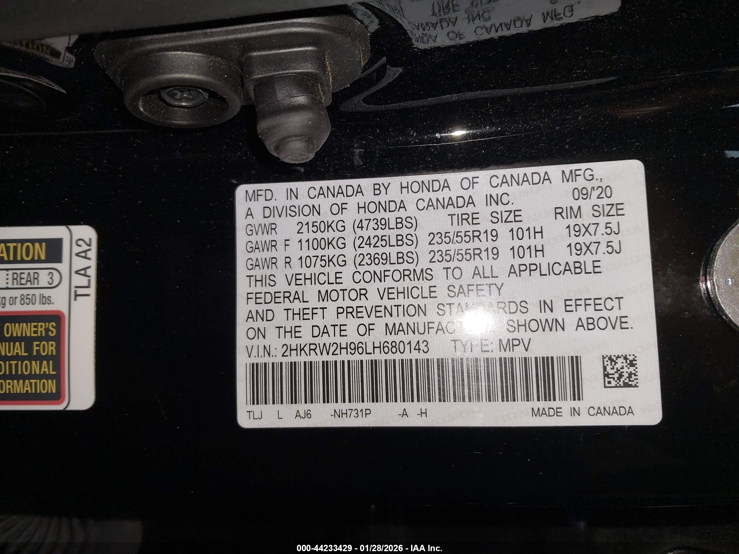HONDA CR-V image 9