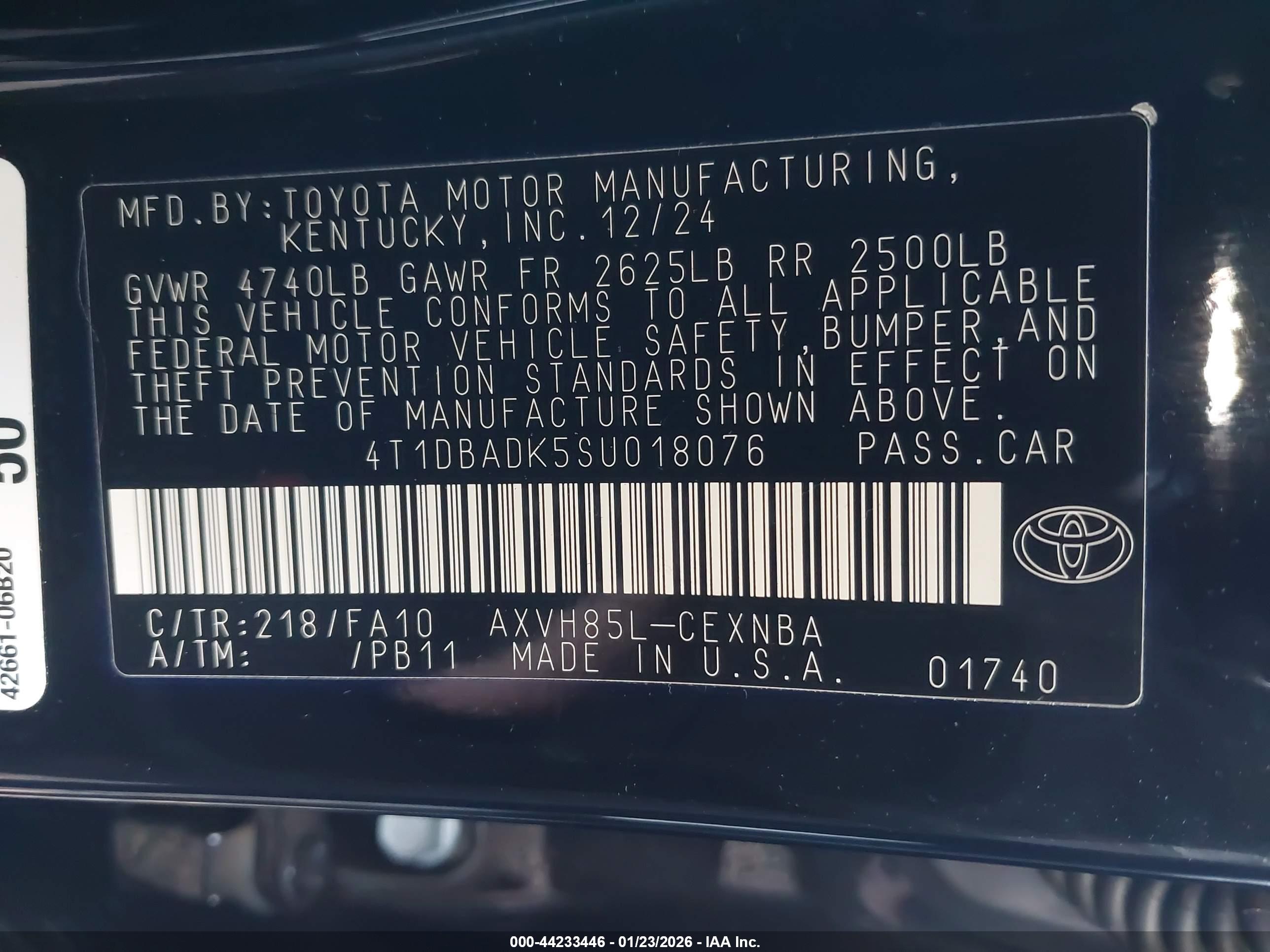 TOYOTA CAMRY image 9