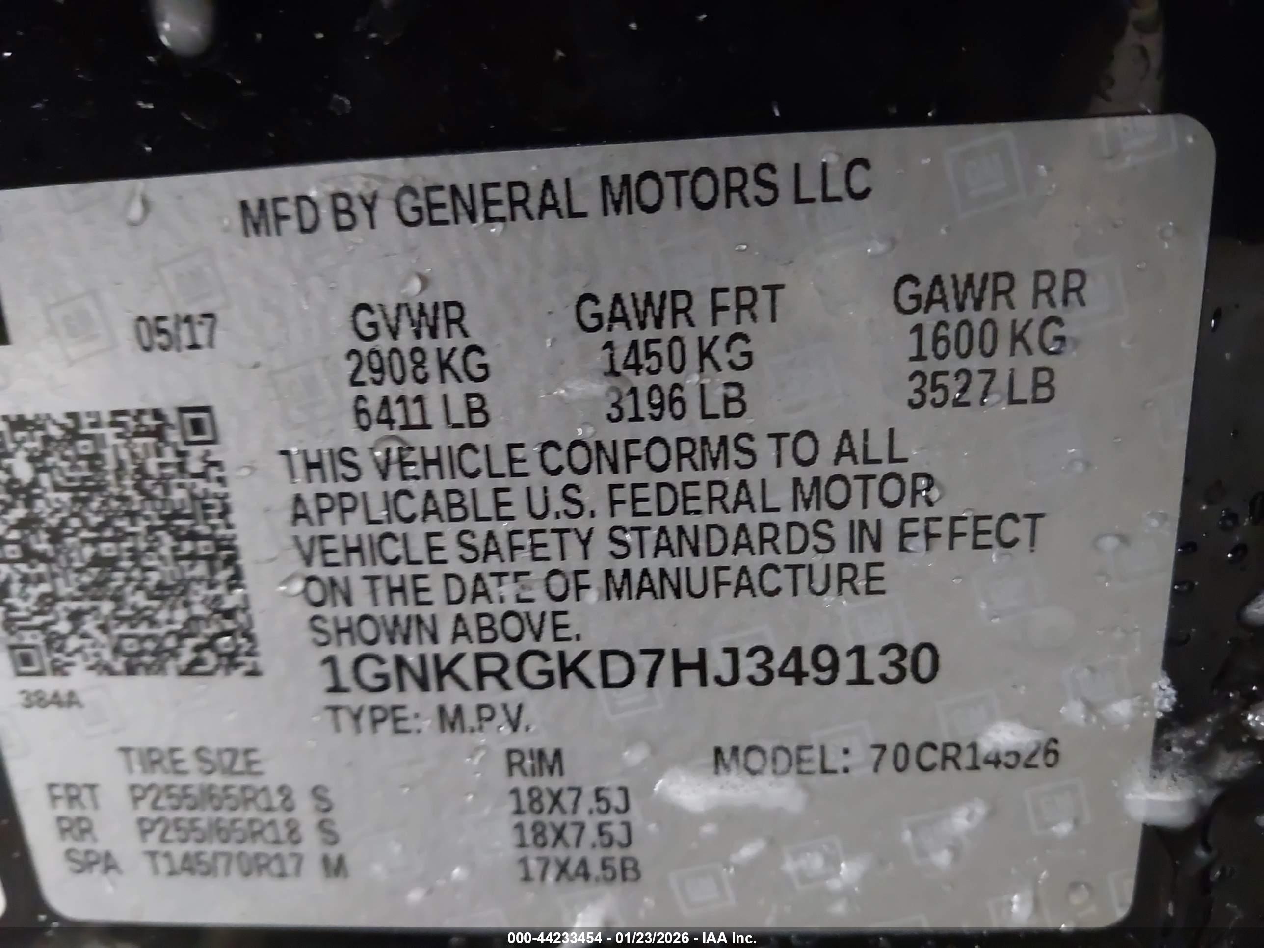 CHEVROLET TRAVERSE image 9