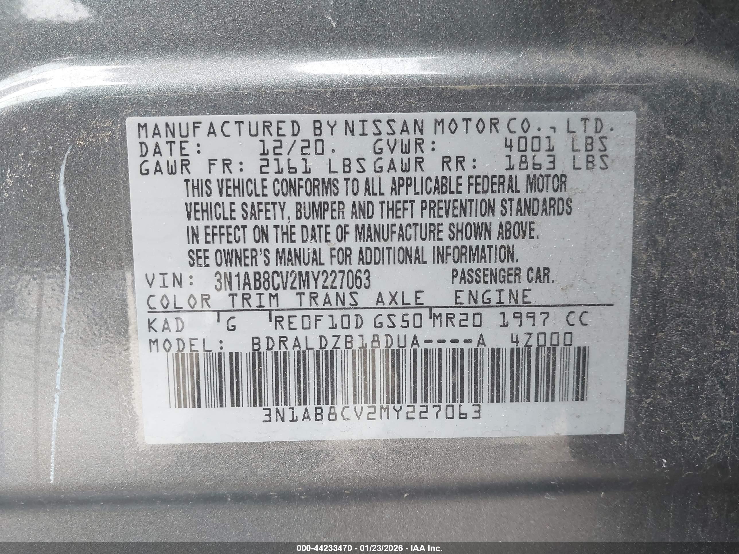 NISSAN SENTRA image 9