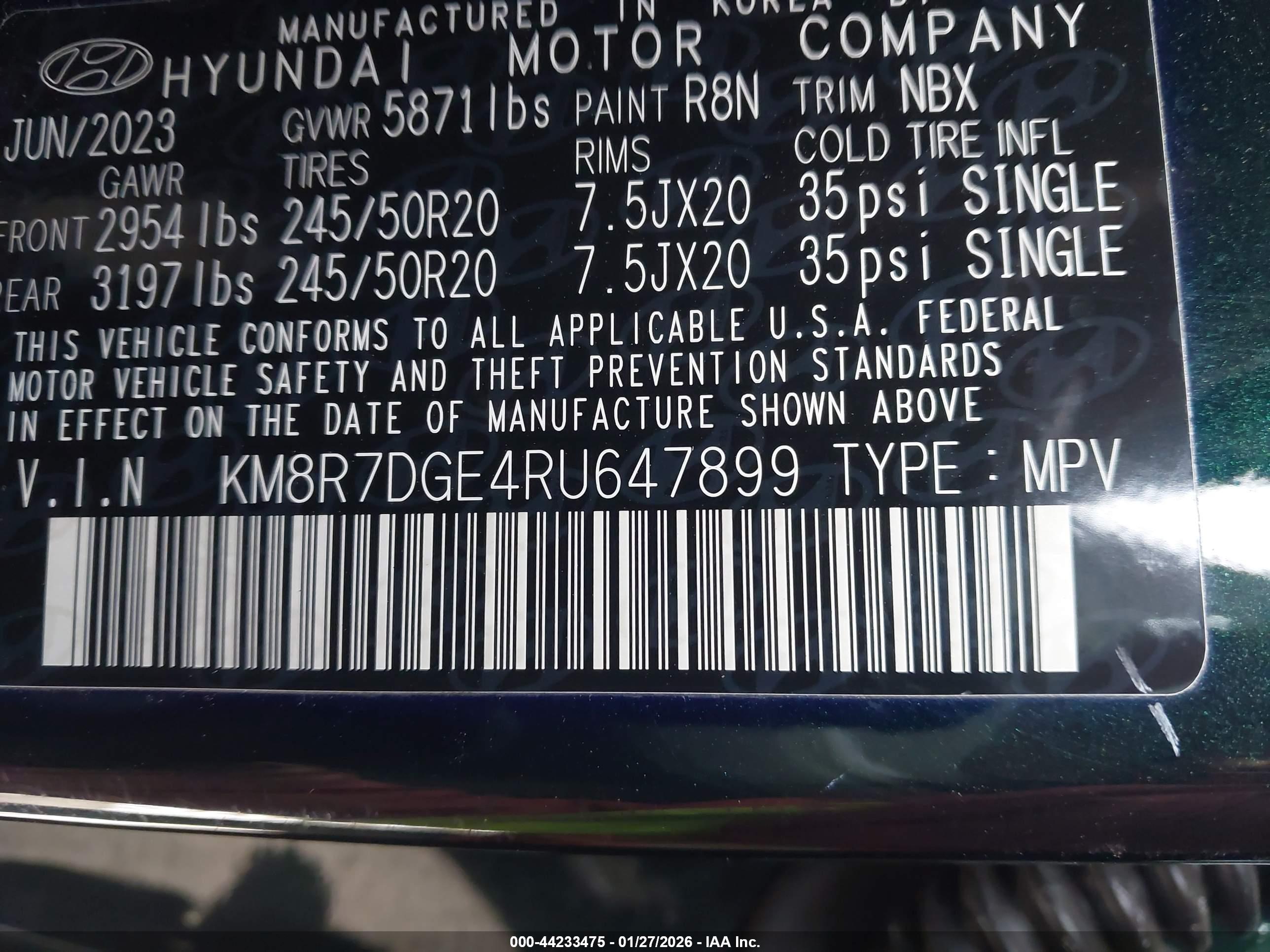 HYUNDAI PALISADE image 9